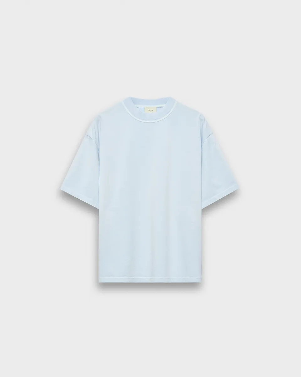 eightyfive-signature-light-t-shirt-washed-baby-blue-oversized image 1