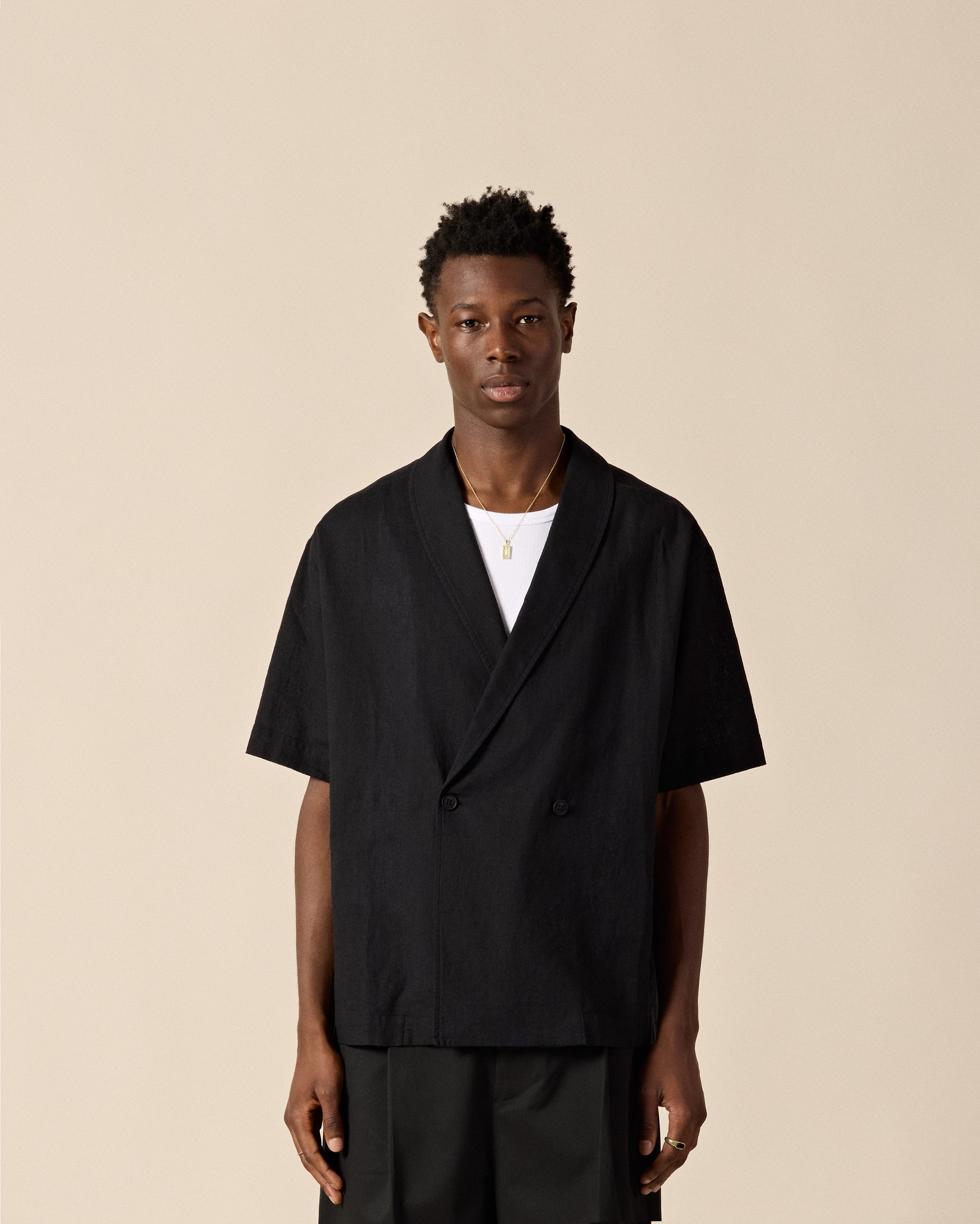 eightyfive-double-breasted-hemd-schwarz-relaxed-leinen image 3