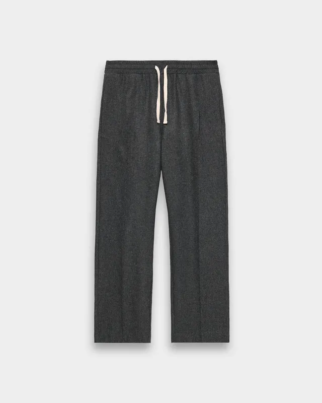 eightyfive-wool-pants-wollhose-grey-melange-elastikbund image 1
