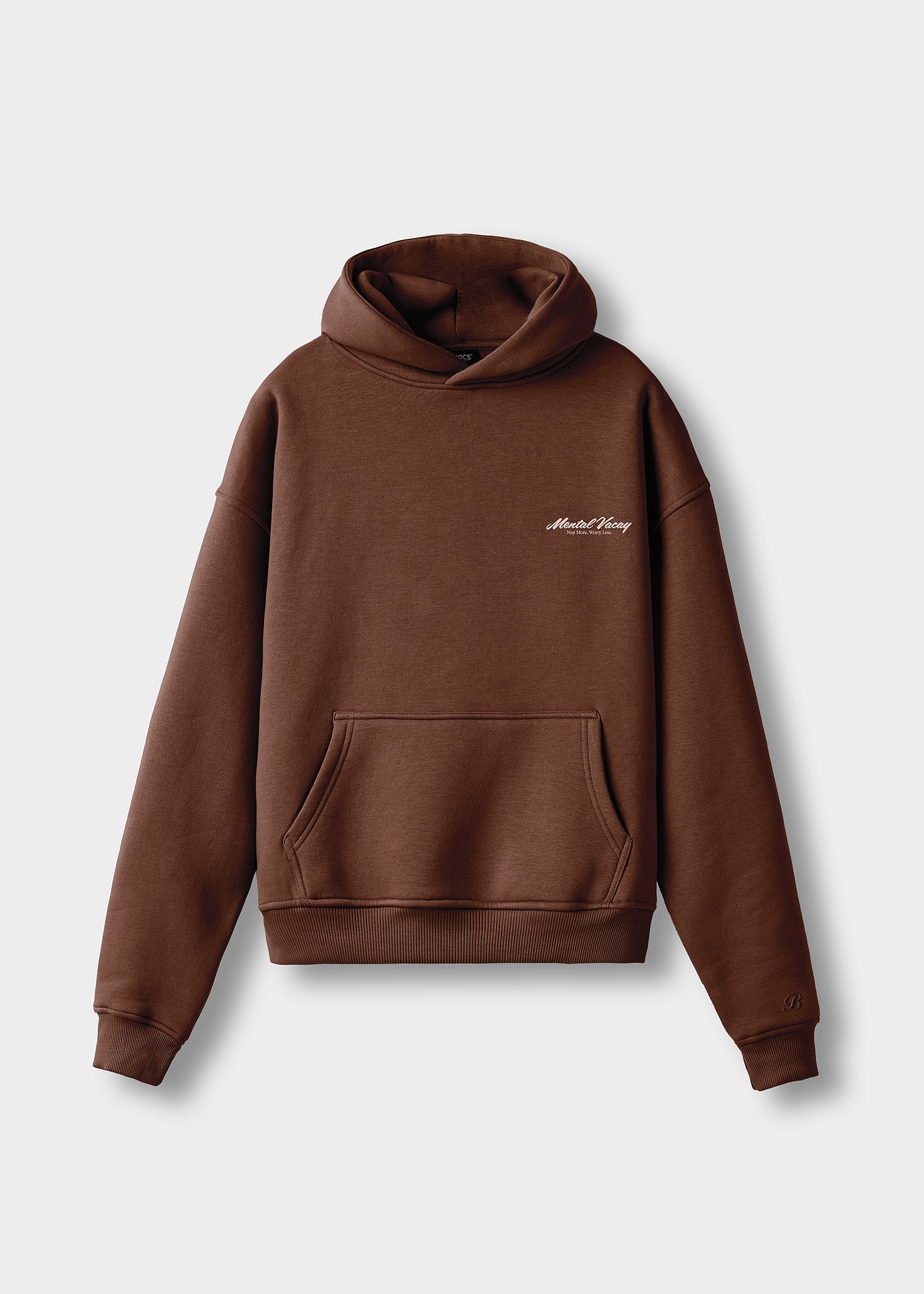 burocs-vacation-hoodie-kapuzenpullover-brown-oversized image 1