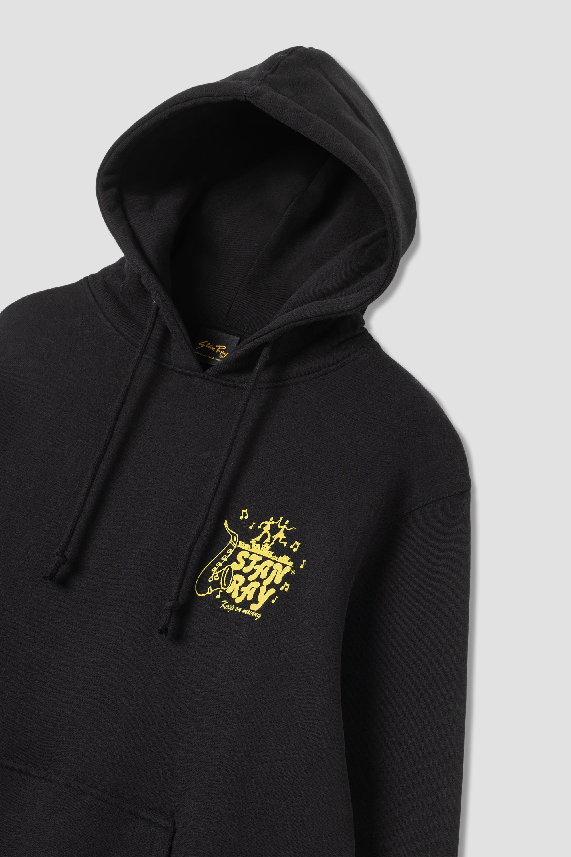 stan-ray-movin-hood-hoodie-schwarz-baumwolle image 5