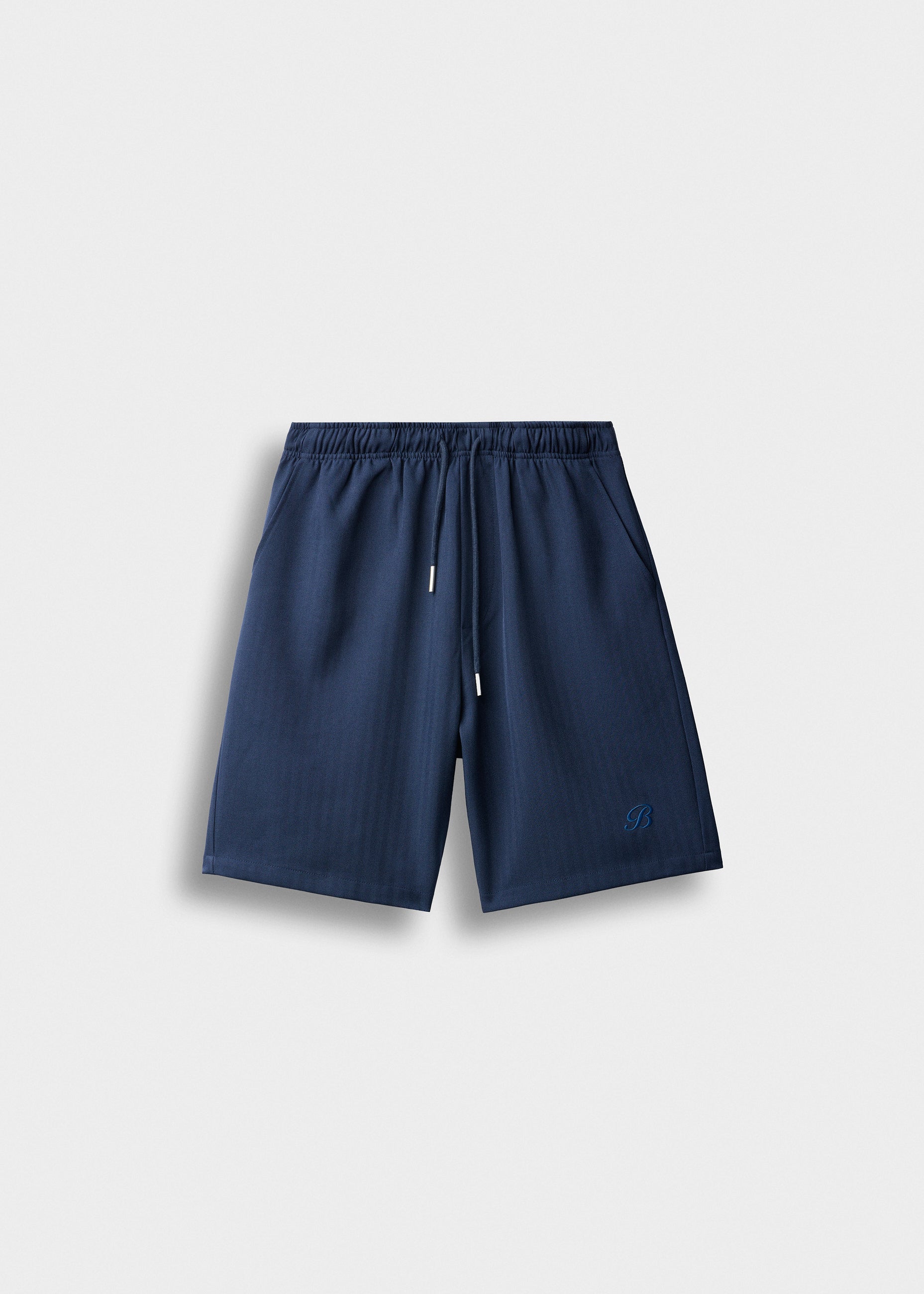 burocs-shorts-herringbone-regular-navy-m-polyester image 1