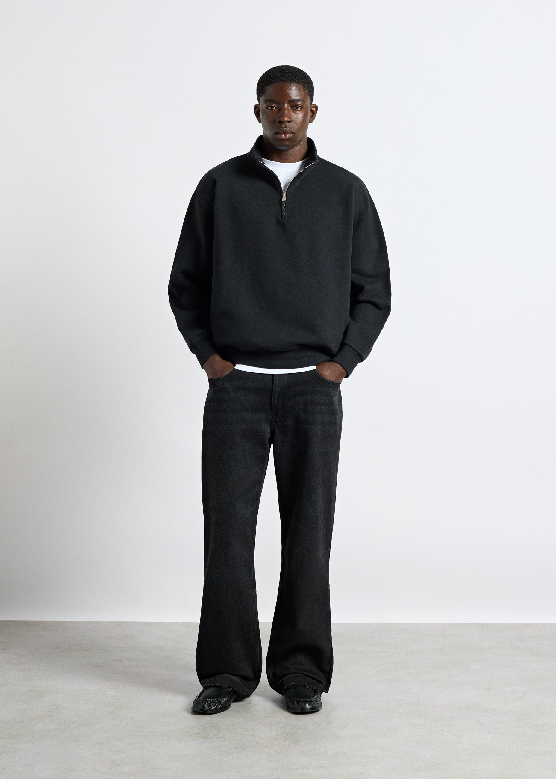 burocs-tony-flared-open-hem-jeans-grey-baumwolle image 5