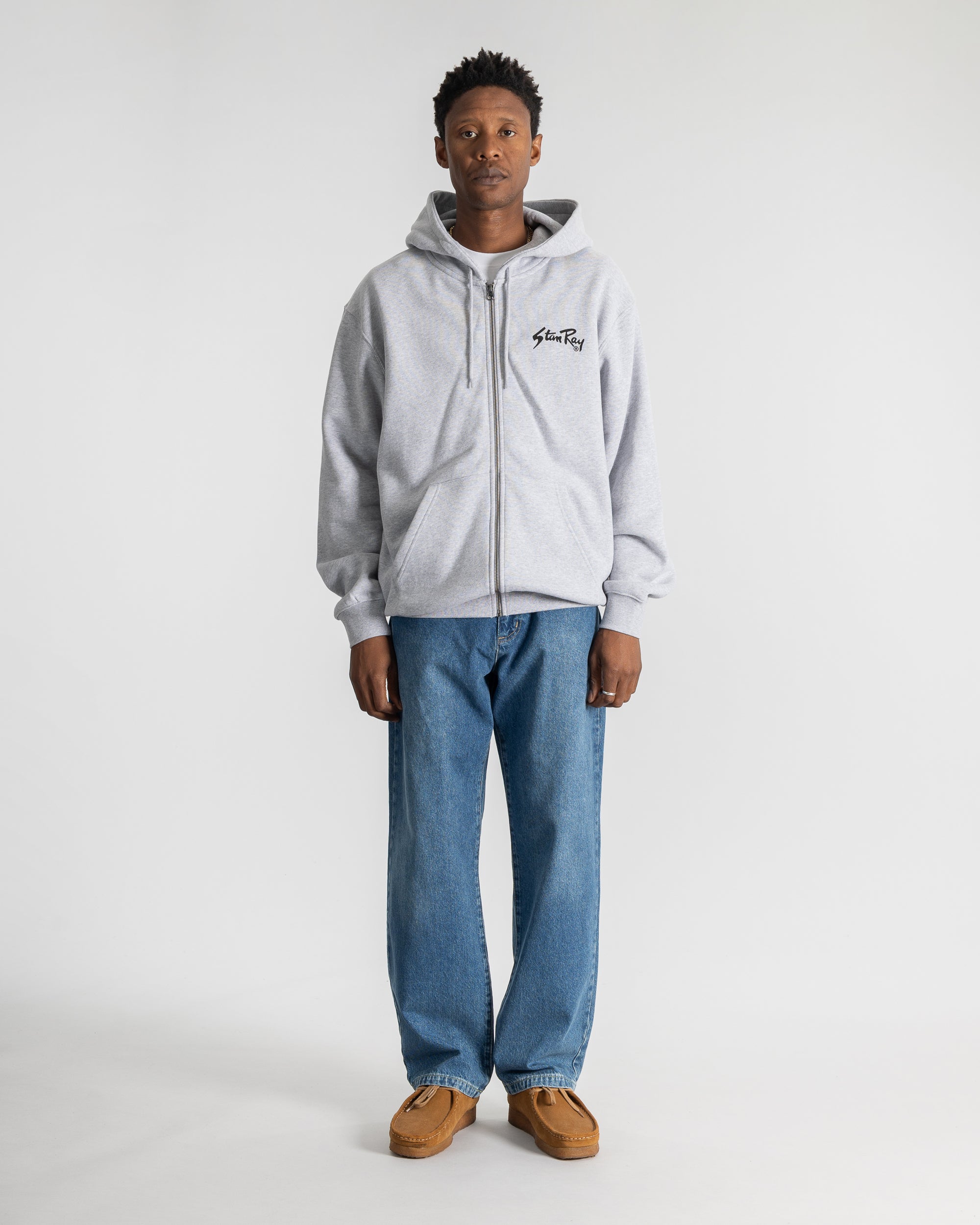 stan-ray-hoods-og-zip-hood-kapuzenjacke-grey-heather image 2