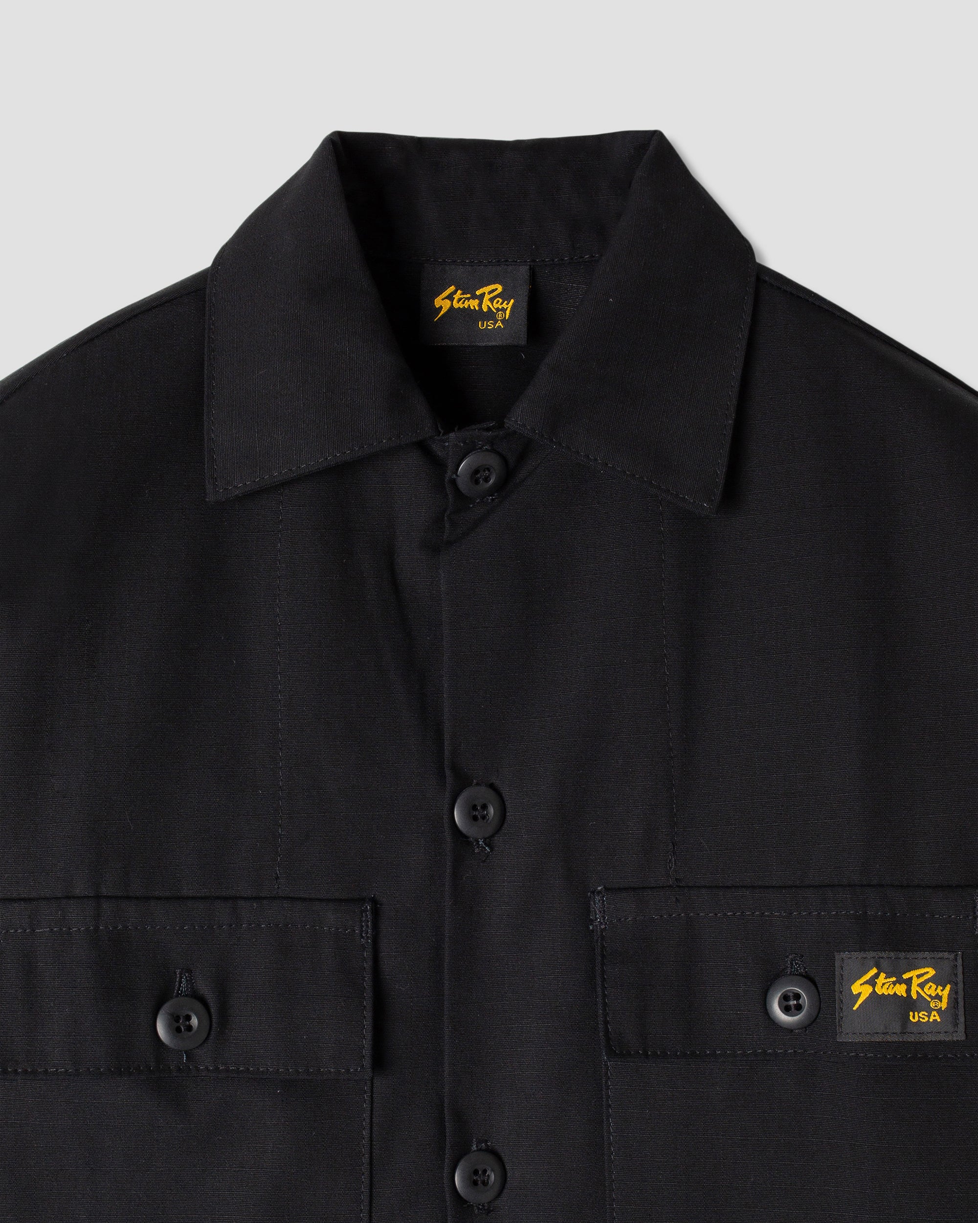 stan-ray-4-pocket-jacket-arbeitsjacke-black-ripstop image 3