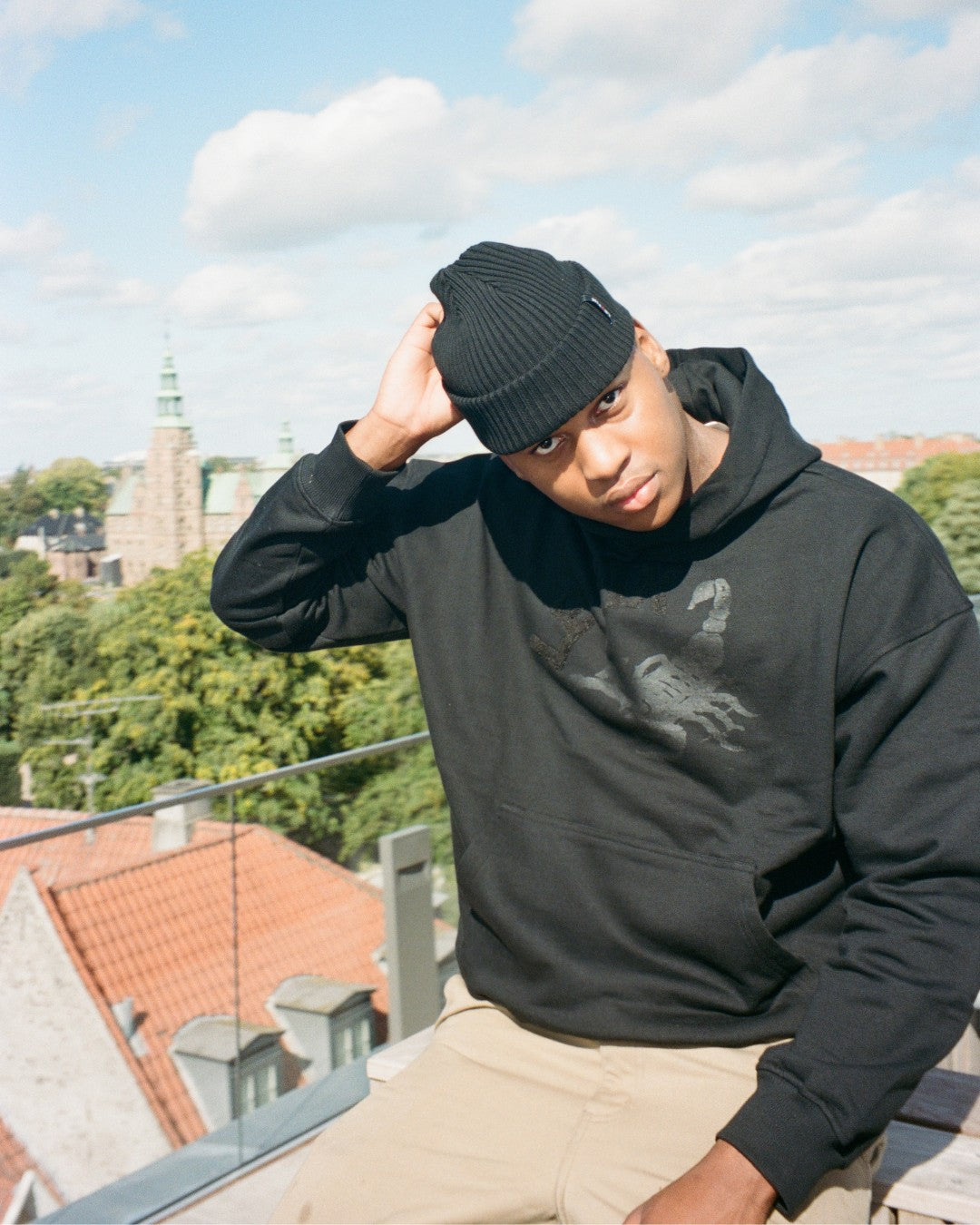 le-fix-scorpion-hoodie-schwarz-herren-box-fit image 3