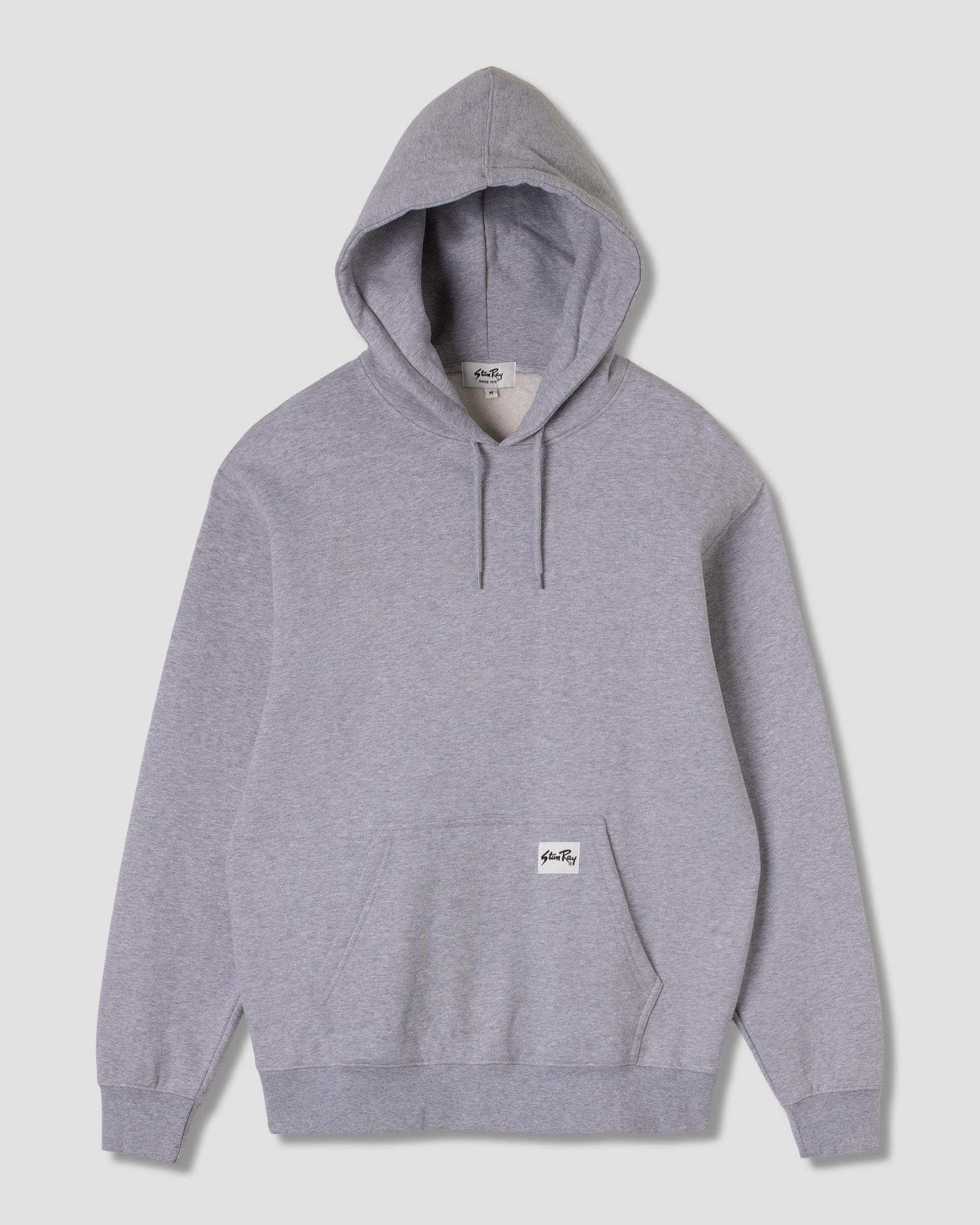 stan-ray-hoods-patch-hood-hoodie-grey-heather-baumwolle image 1