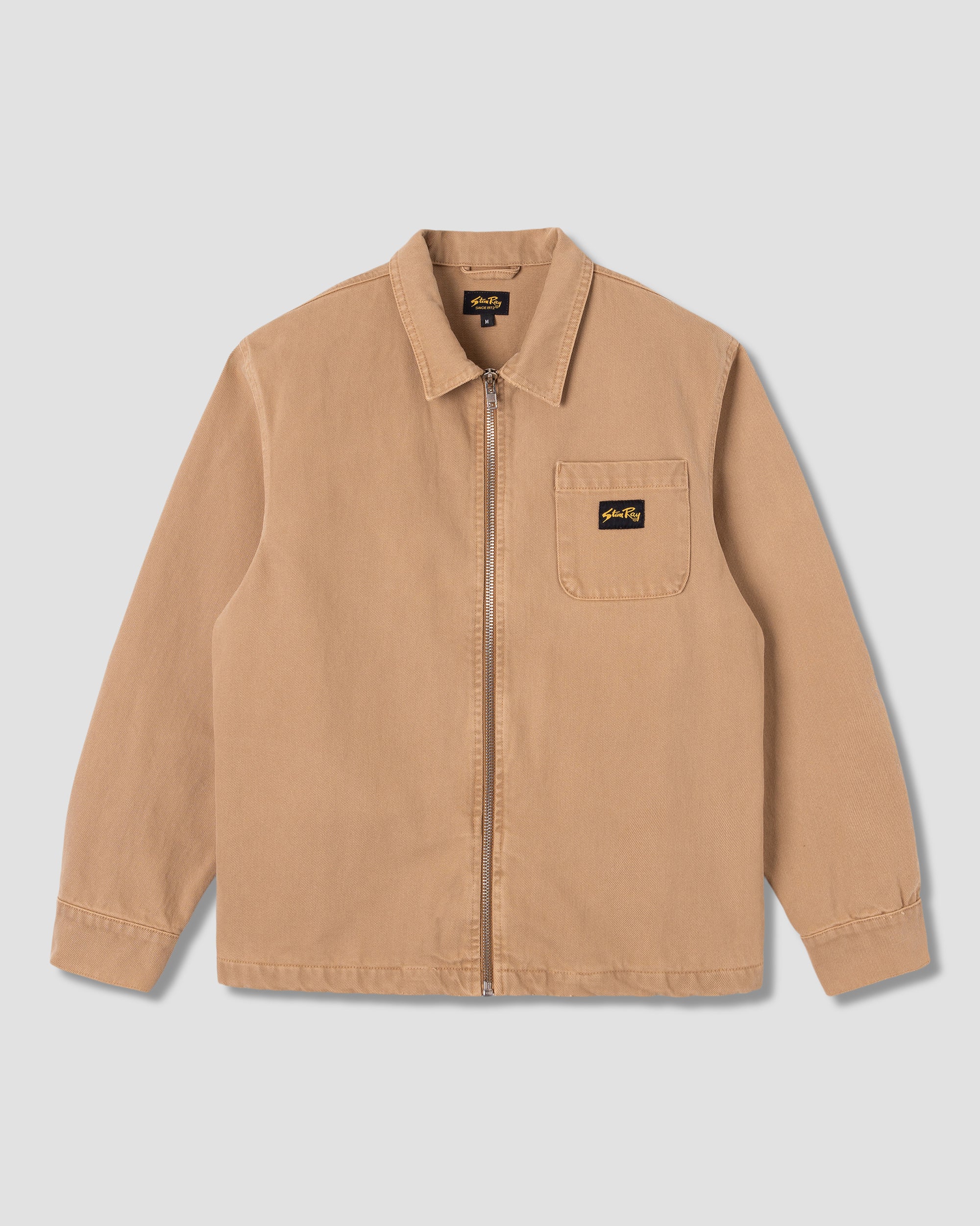 stan-ray-zip-shirt-hemd-apple-cinnamon-twill-baumwolle image 1