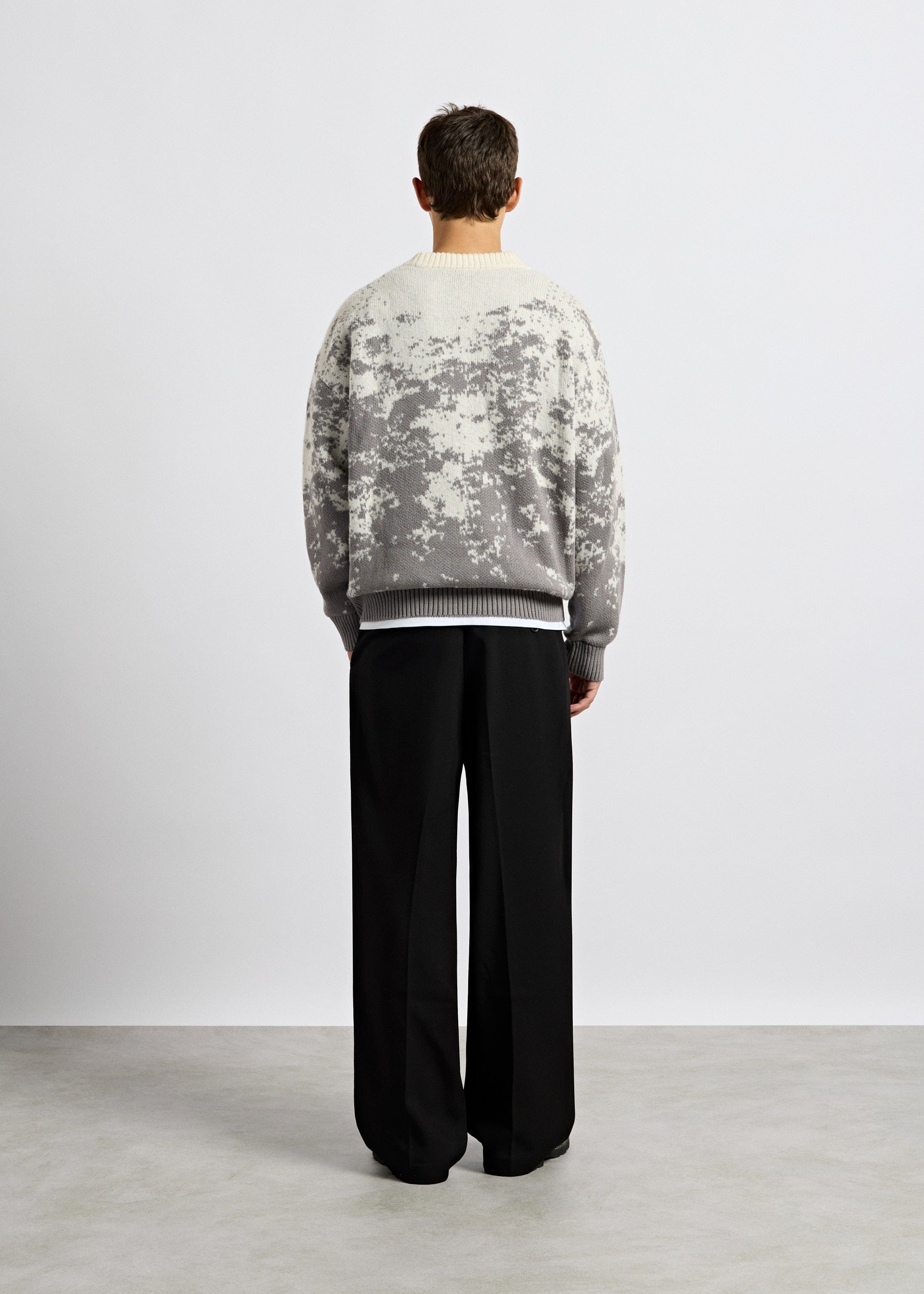 burocs-pixel-knit-sweater-grey-jacquard-oversized image 5