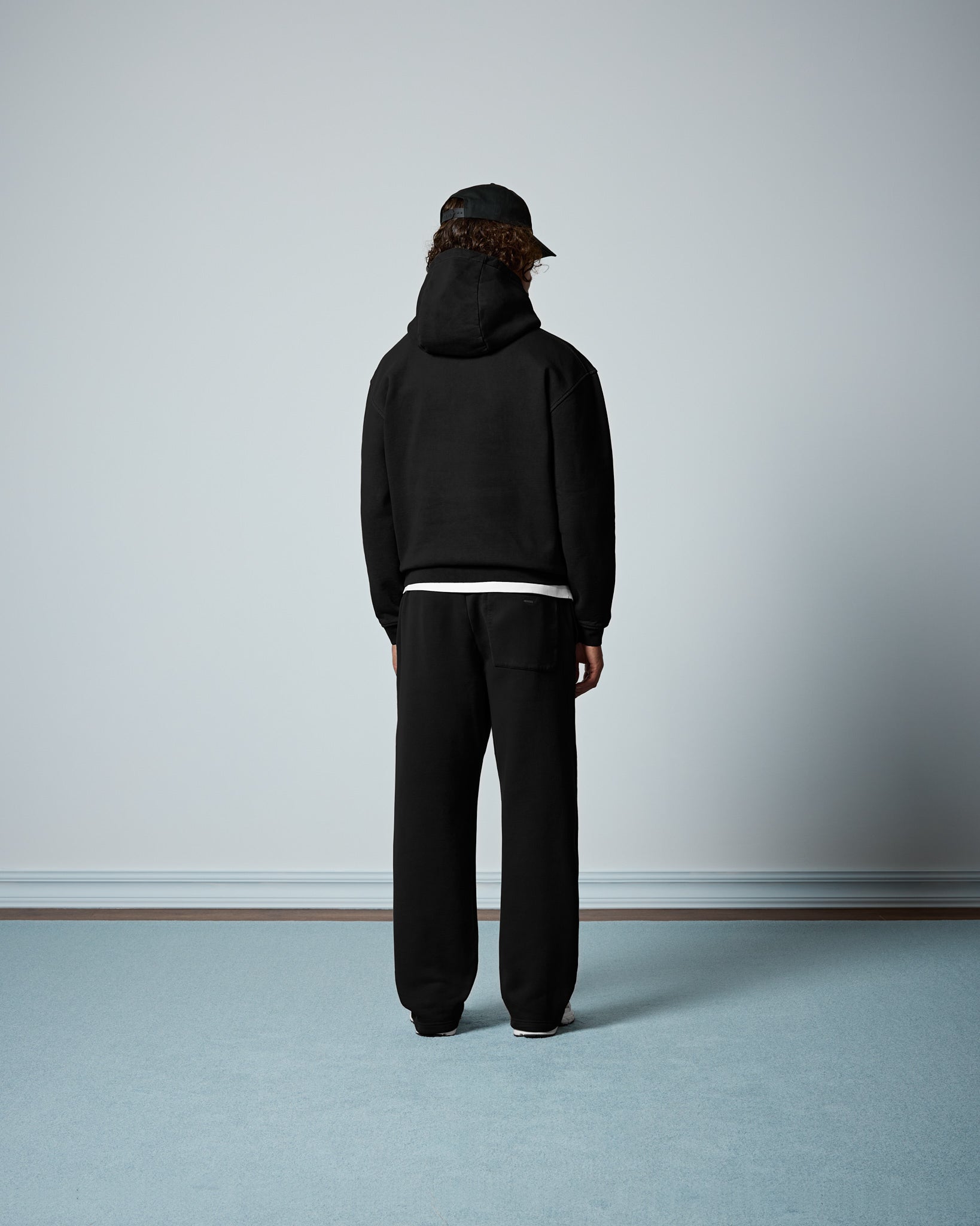 eightyfive-signature-heavy-hoodie-black-baumwolle image 6