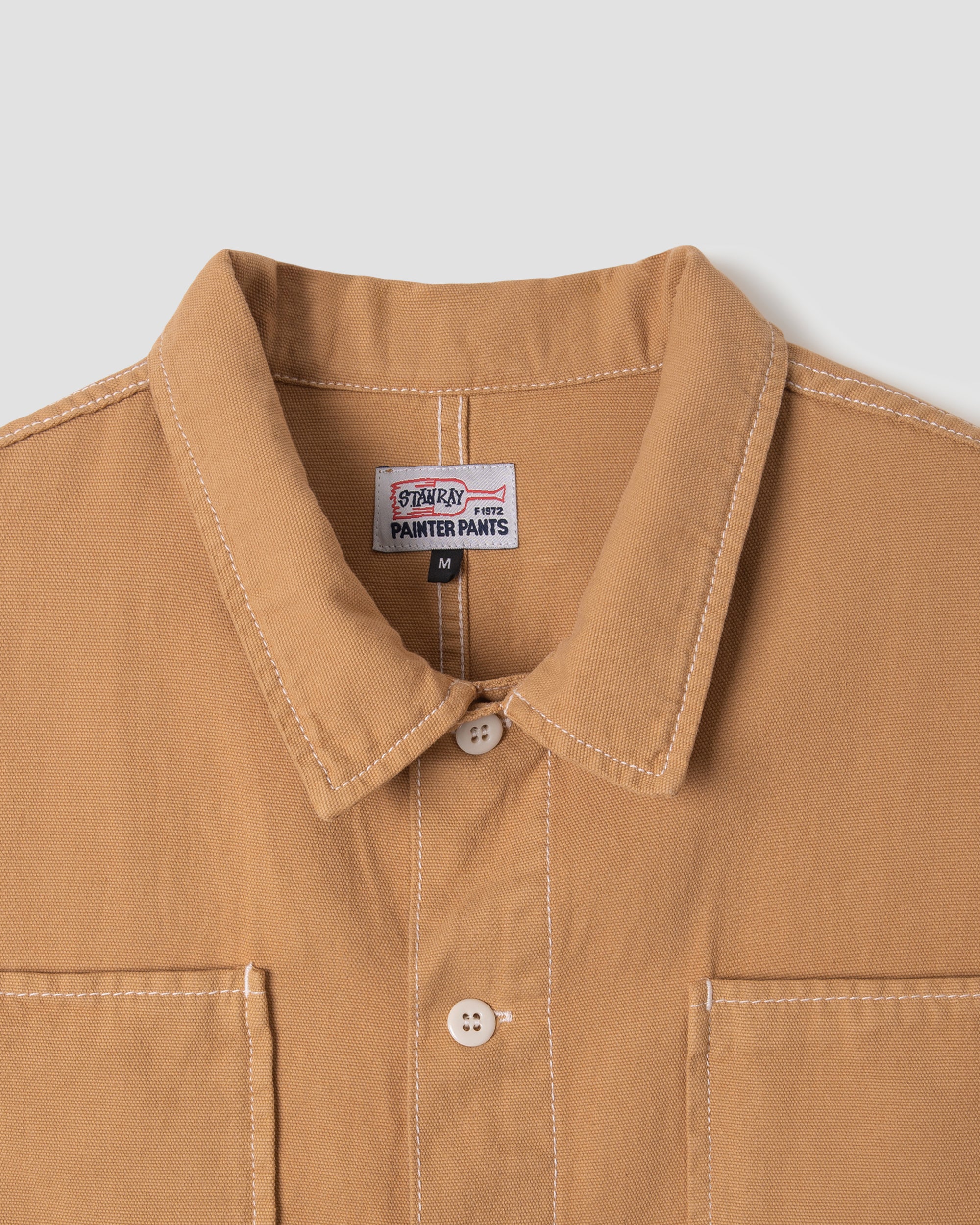 stan-ray-painter-shirt-apple-cinnamon-canvas-kurzarmhemd-relaxed image 3