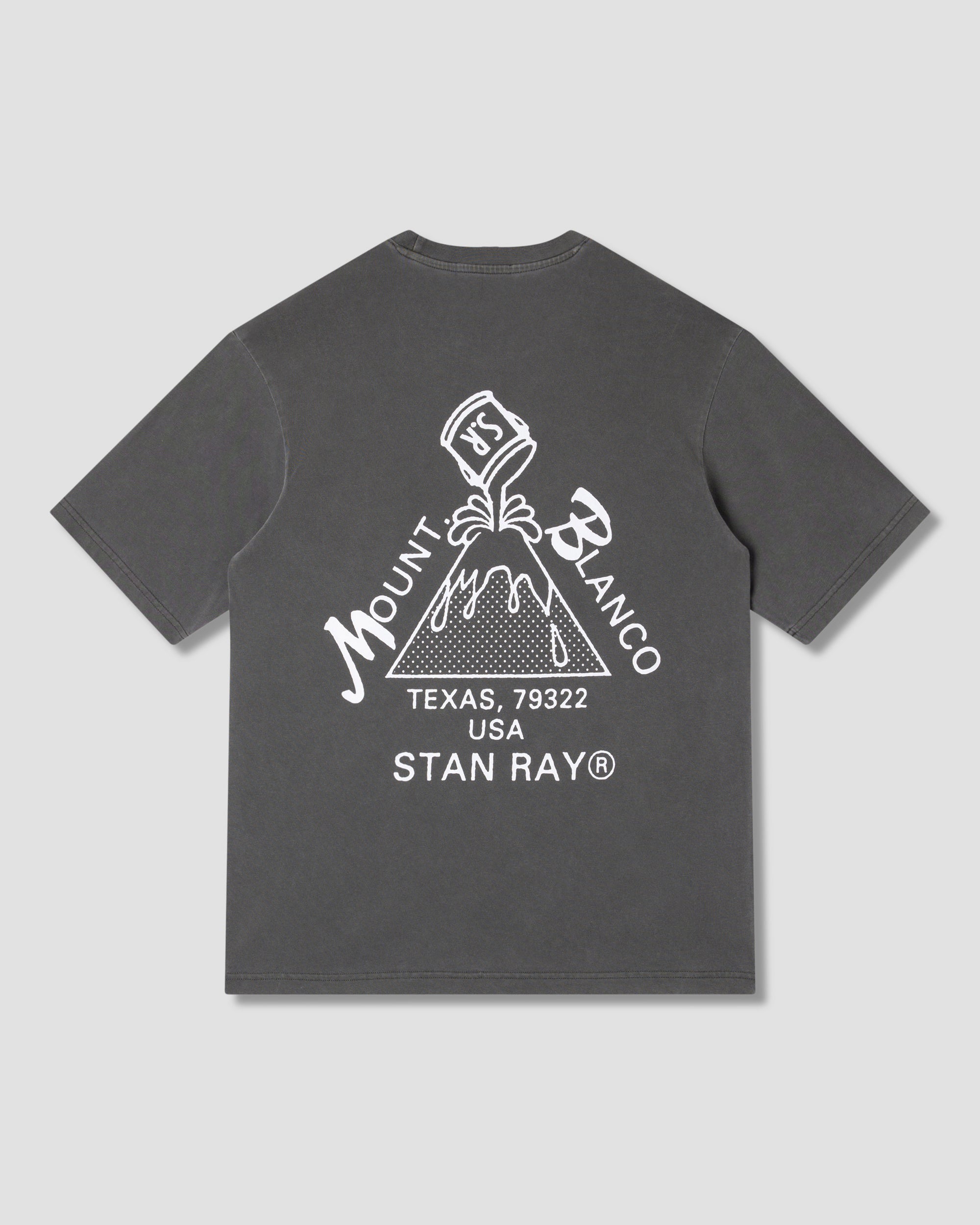stan-ray-mount-blanco-tee-t-shirt-washed-black-baumwolle image 2