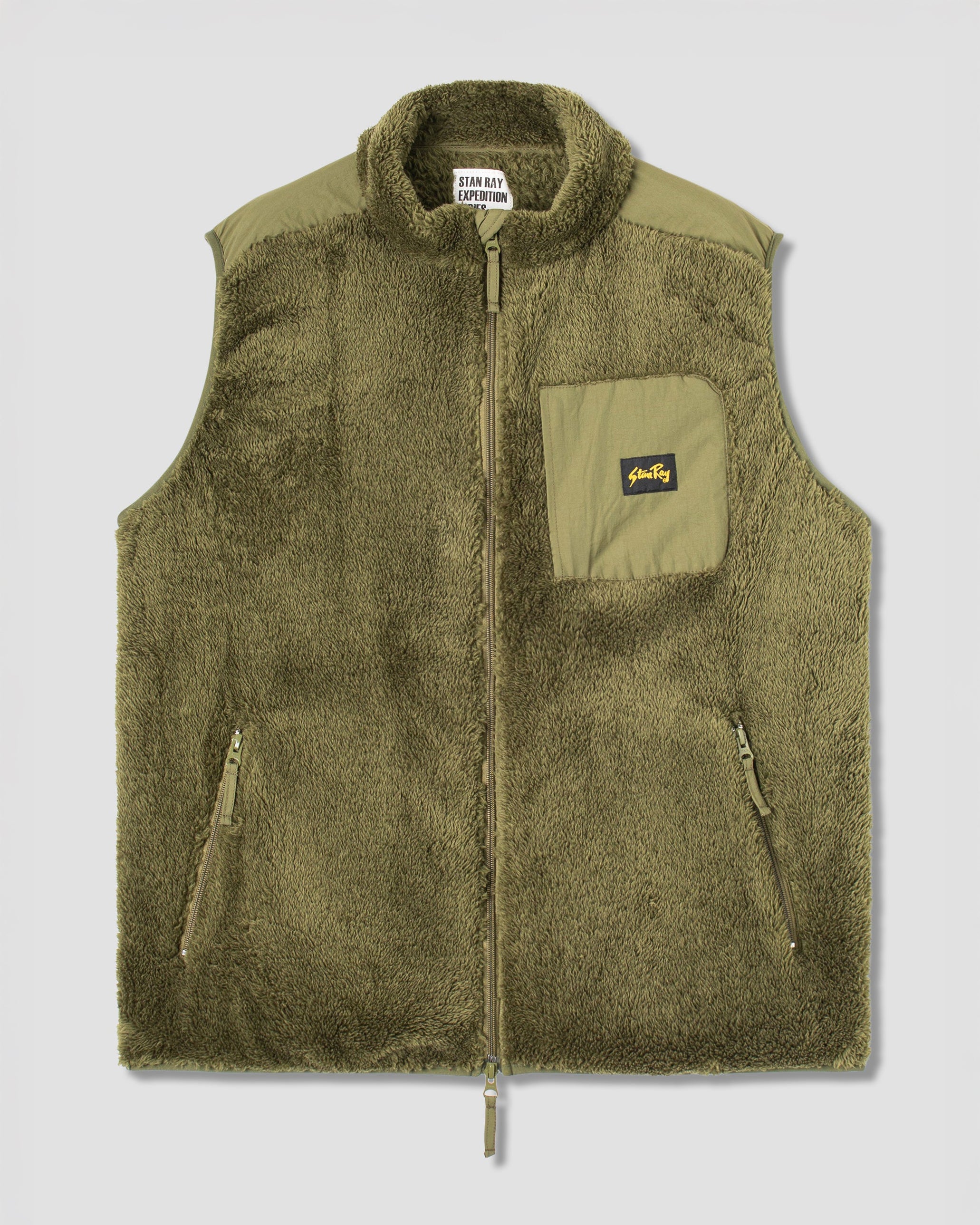 stan-ray-fleece-vest-weste-olive-herren-warm image 1
