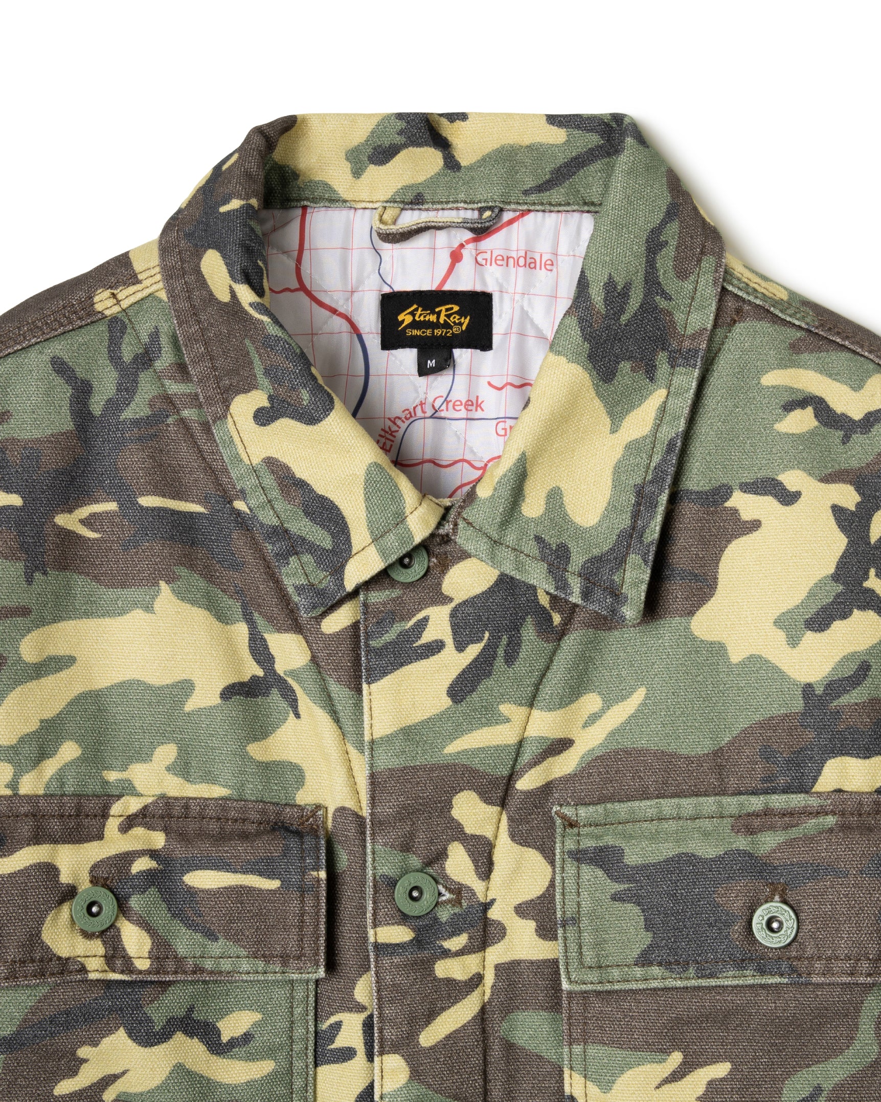 stan-ray-jackets-lined-trucker-jacket-jacke-woodland-dpm-gef-ttert image 3
