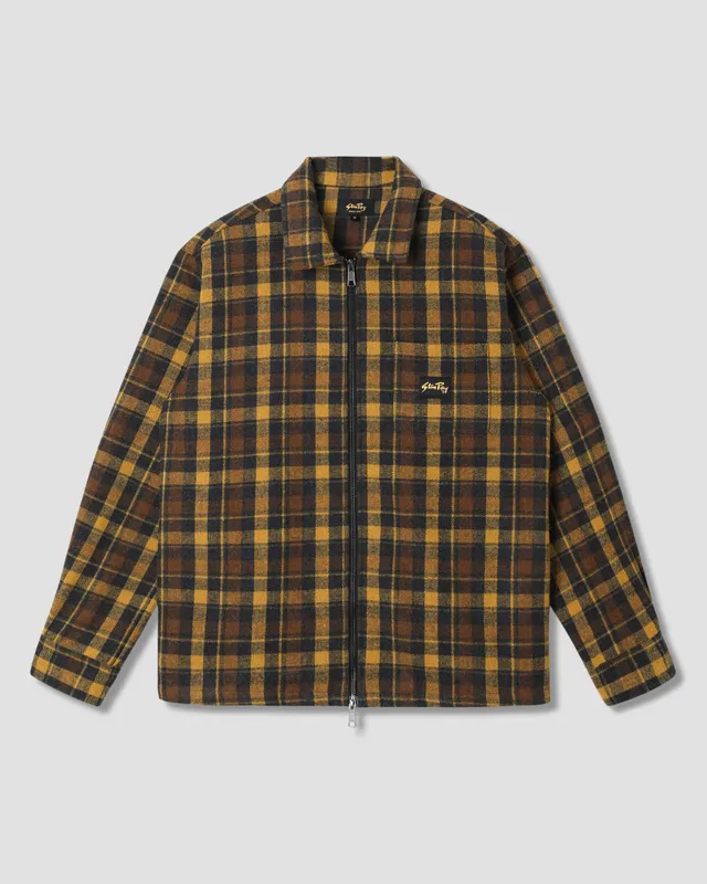 stan-ray-zip-shirt-acorn-plaid-hemd-flanell-mit-reissverschluss image 1