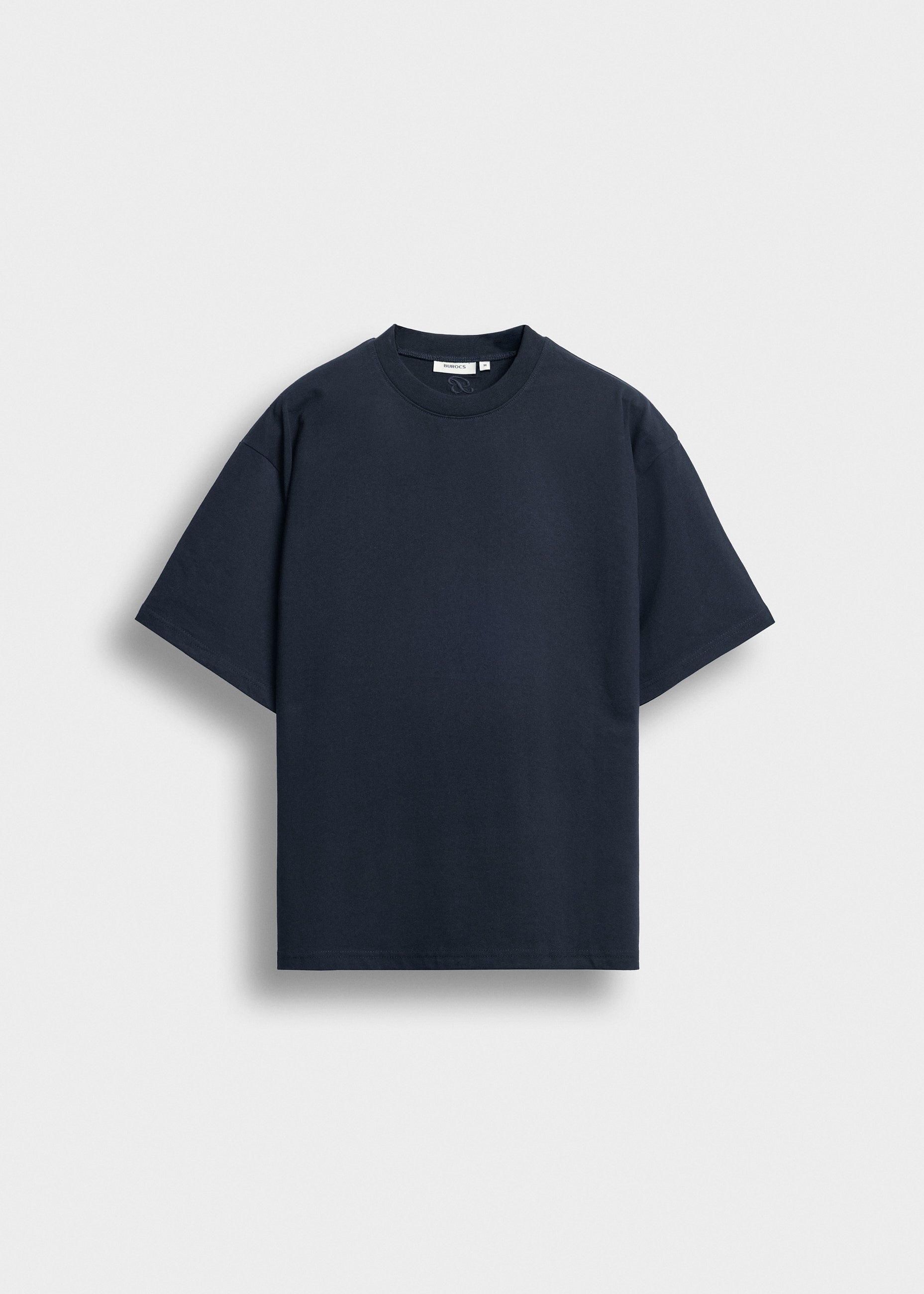 burocs-oversize-t-shirt-navy-mit-b-stickerei-240-gsm image 1