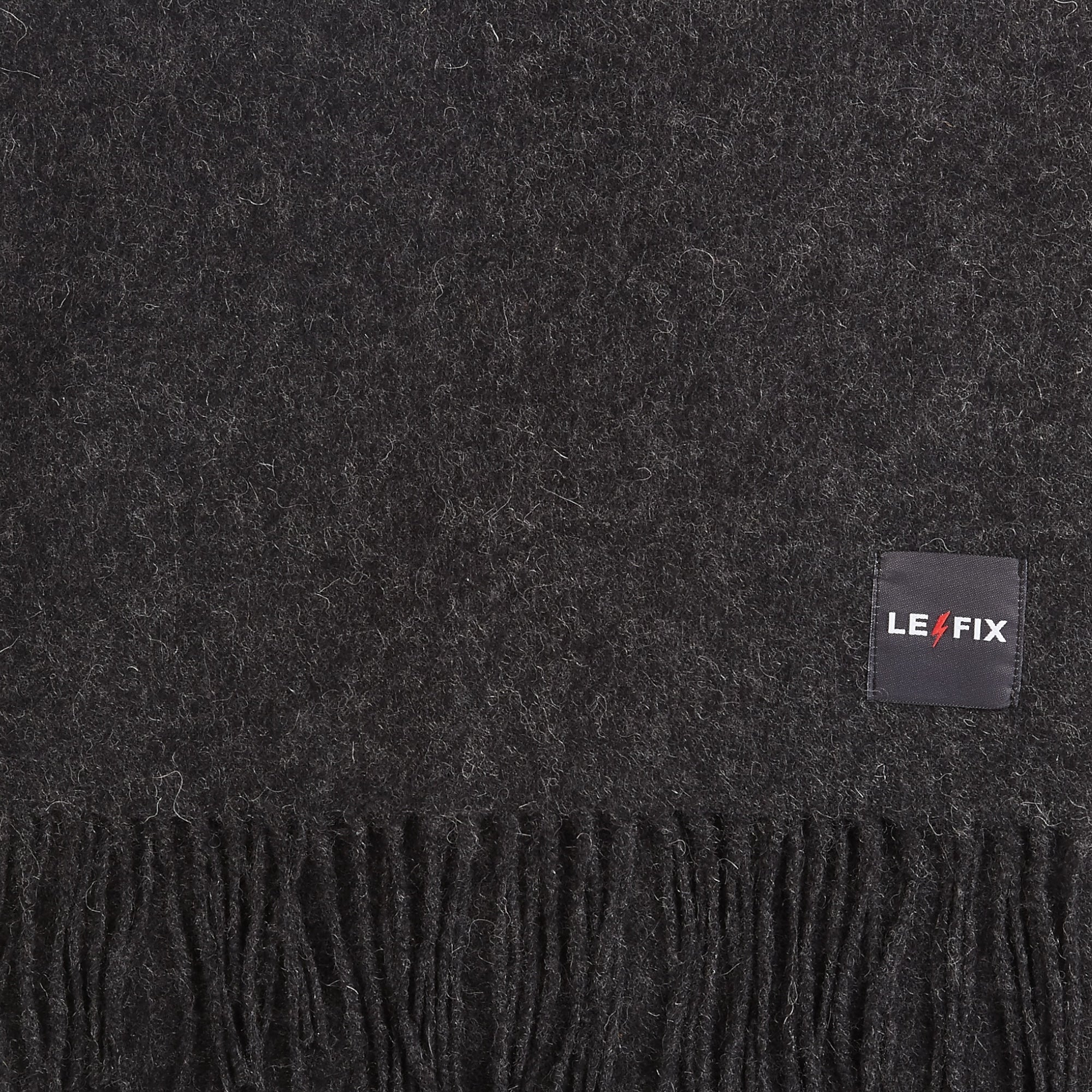 le-fix-halstuch-wolle-grau-180x30-wollschal-schmal image 3