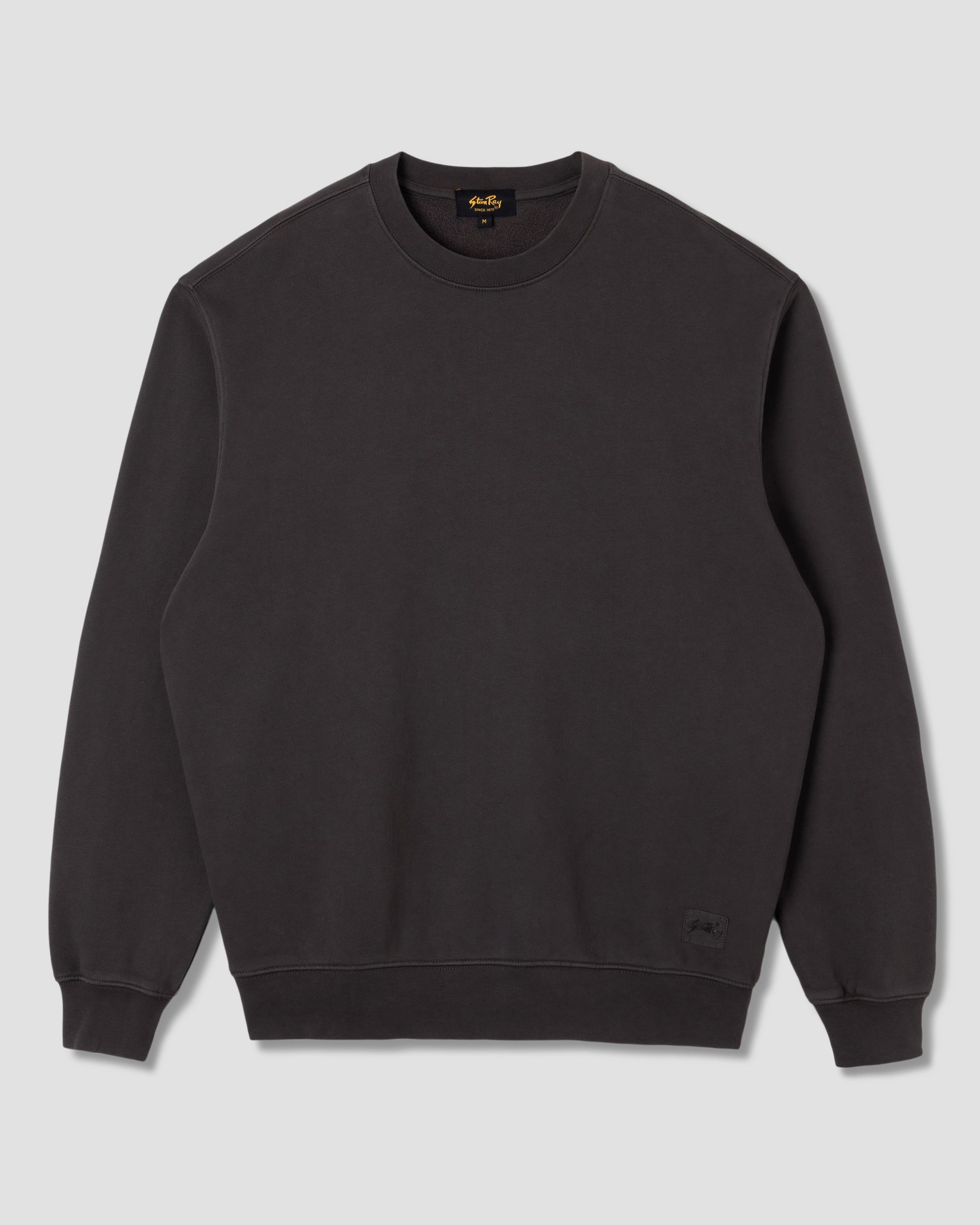 stan-ray-patch-crew-sweatshirt-raven-black-baumwolle image 1