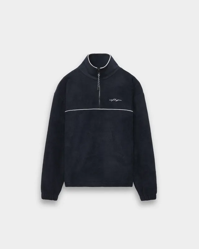 eightyfive-fleece-half-zip-windbreaker-navy-herren-oversize image 1