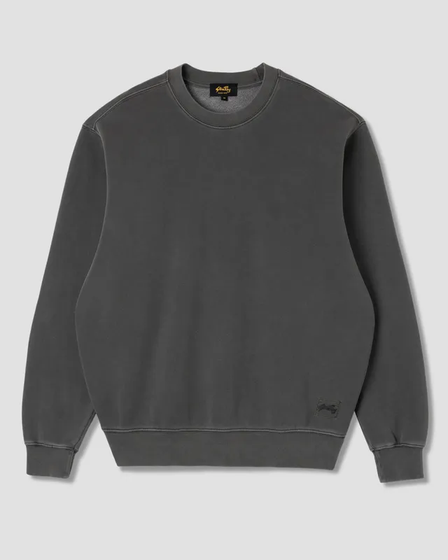 stan-ray-patch-crew-sweatshirt-washed-black-relaxed-fit image 1