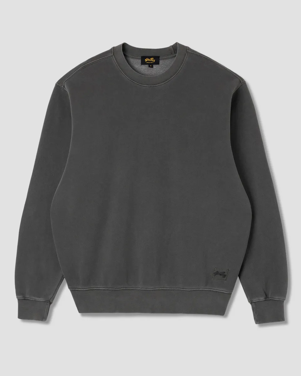 stan-ray-patch-crew-sweatshirt-washed-black-relaxed-fit image 1