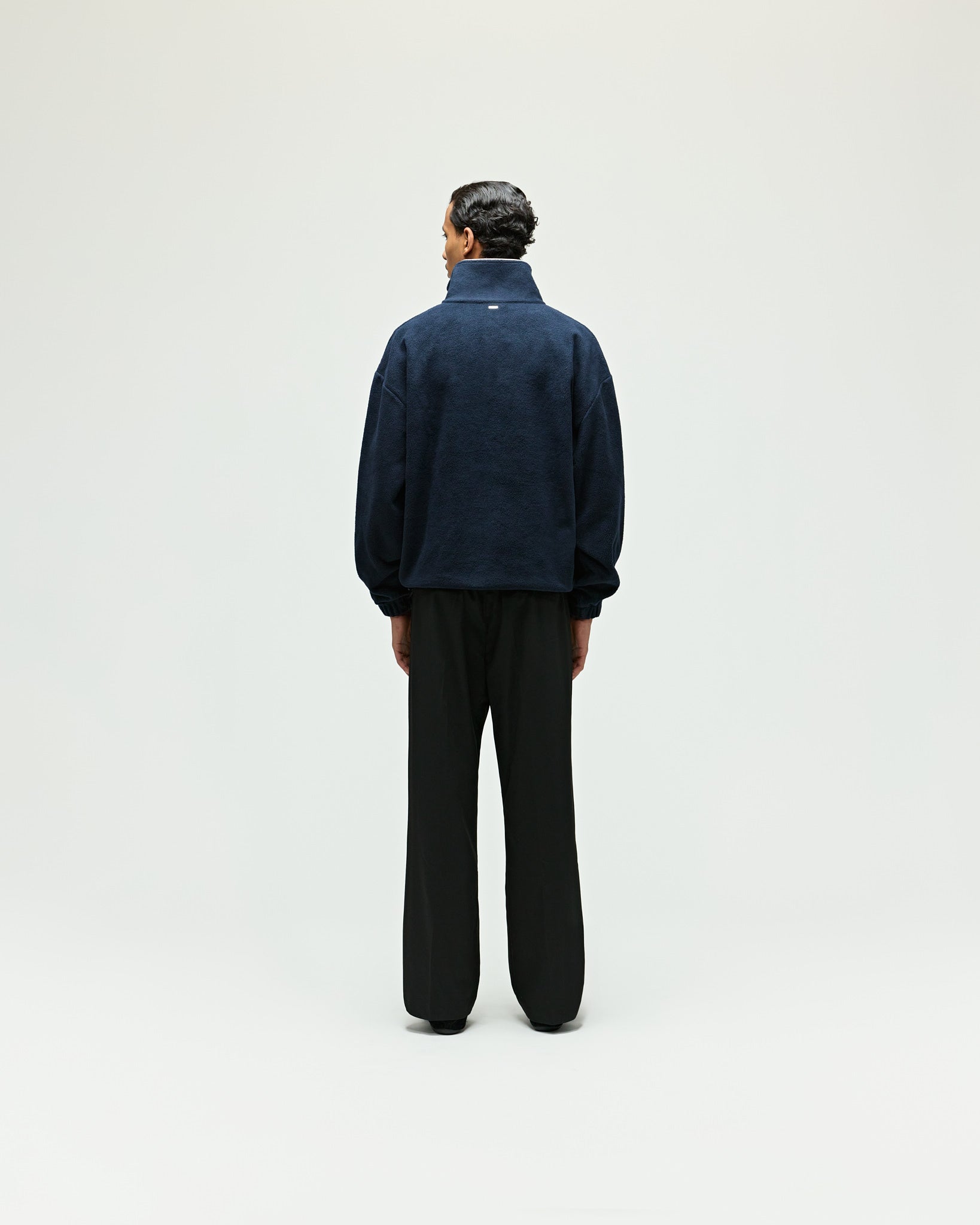 eightyfive-fleece-half-zip-windbreaker-navy-herren-oversize image 7