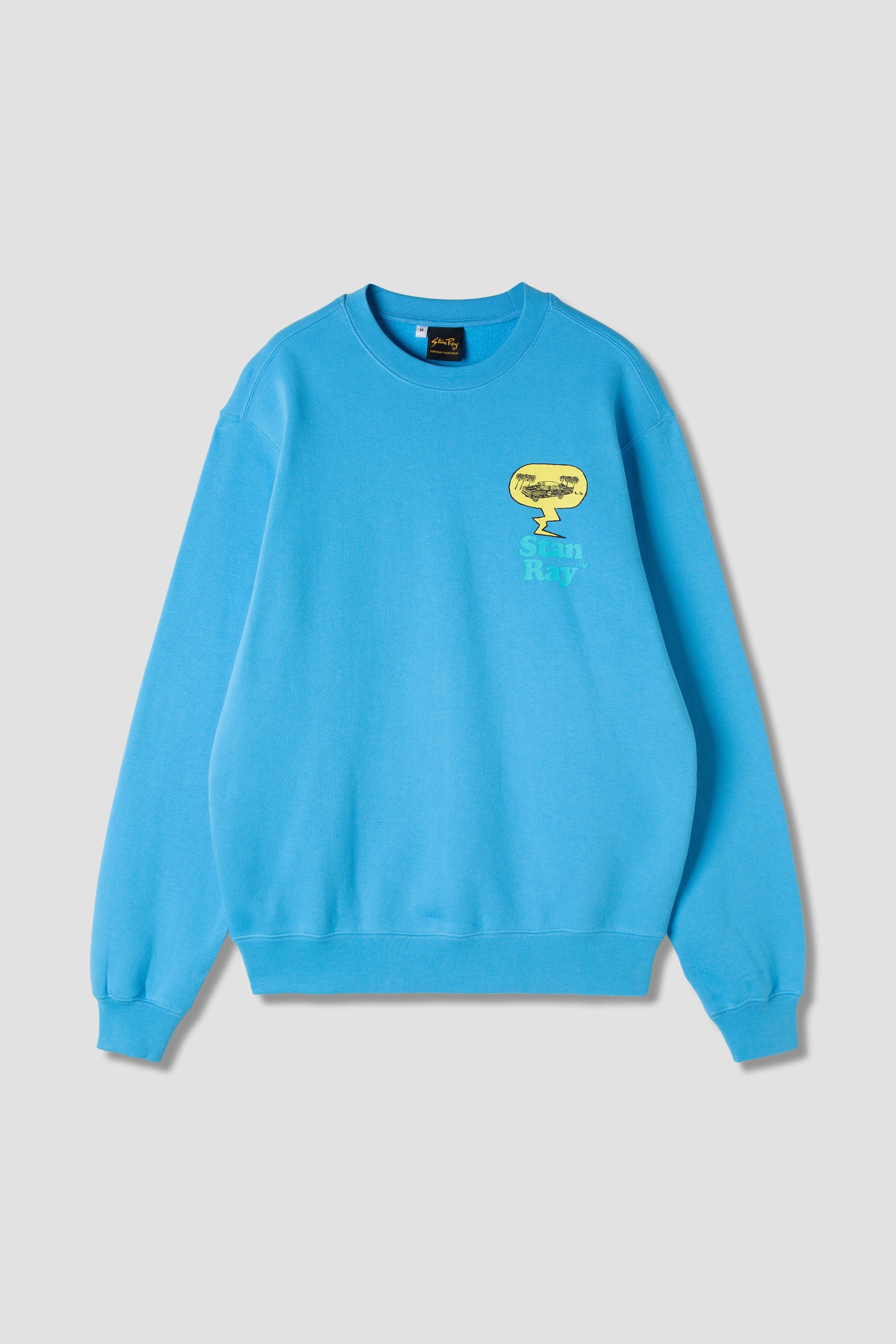 stan-ray-dreamy-bubble-crew-sweatshirt-gulf-blue-print image 1