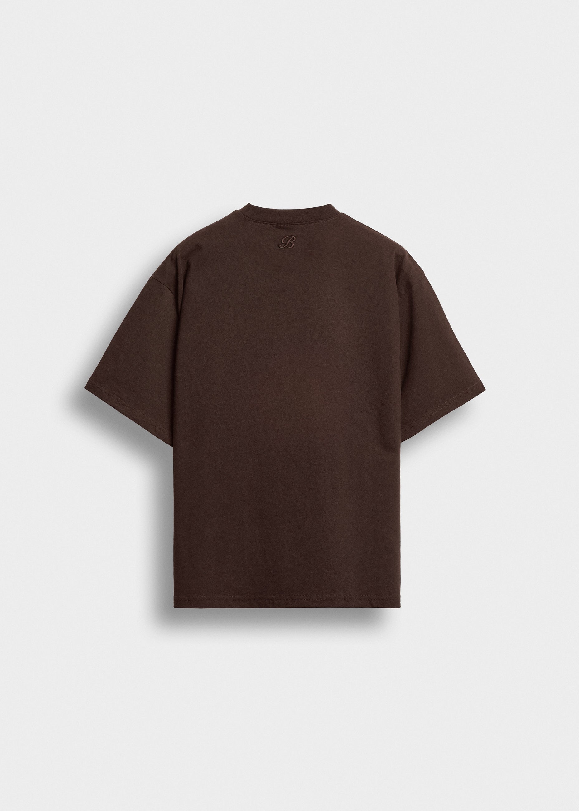 burocs-t-shirts-oversize-t-shirt-dark-chocolate-stickerei image 2