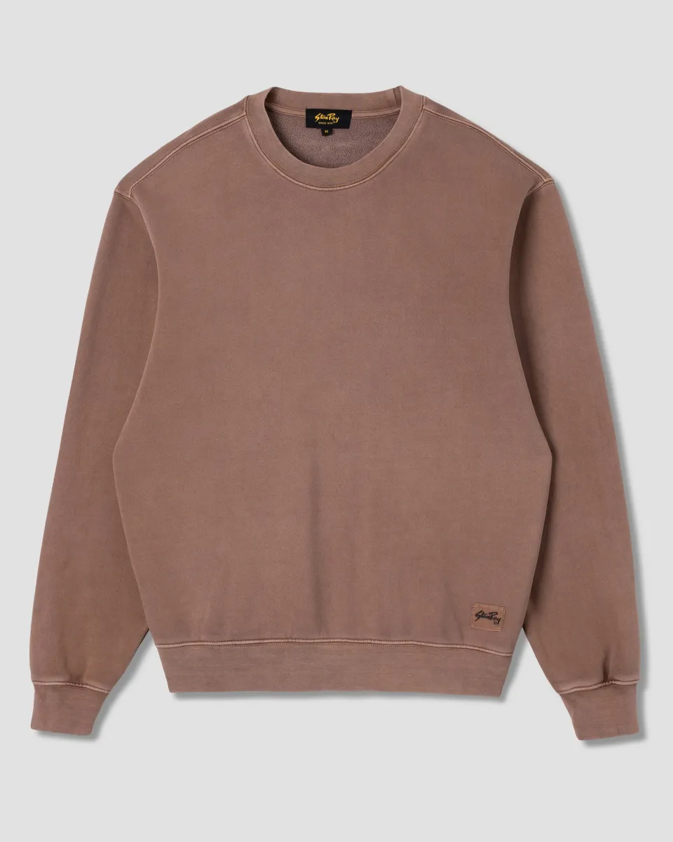 stan-ray-patch-crew-sweatshirt-washed-acorn-baumwolle image 1
