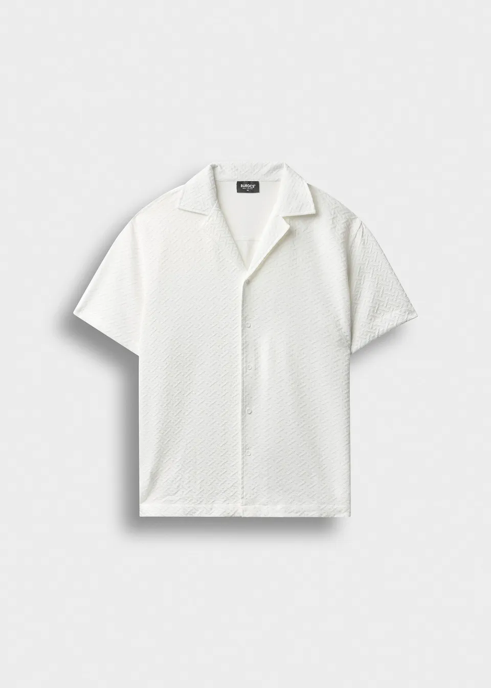burocs-structured-shirt-white-regular-fit-strukturstoff image 1