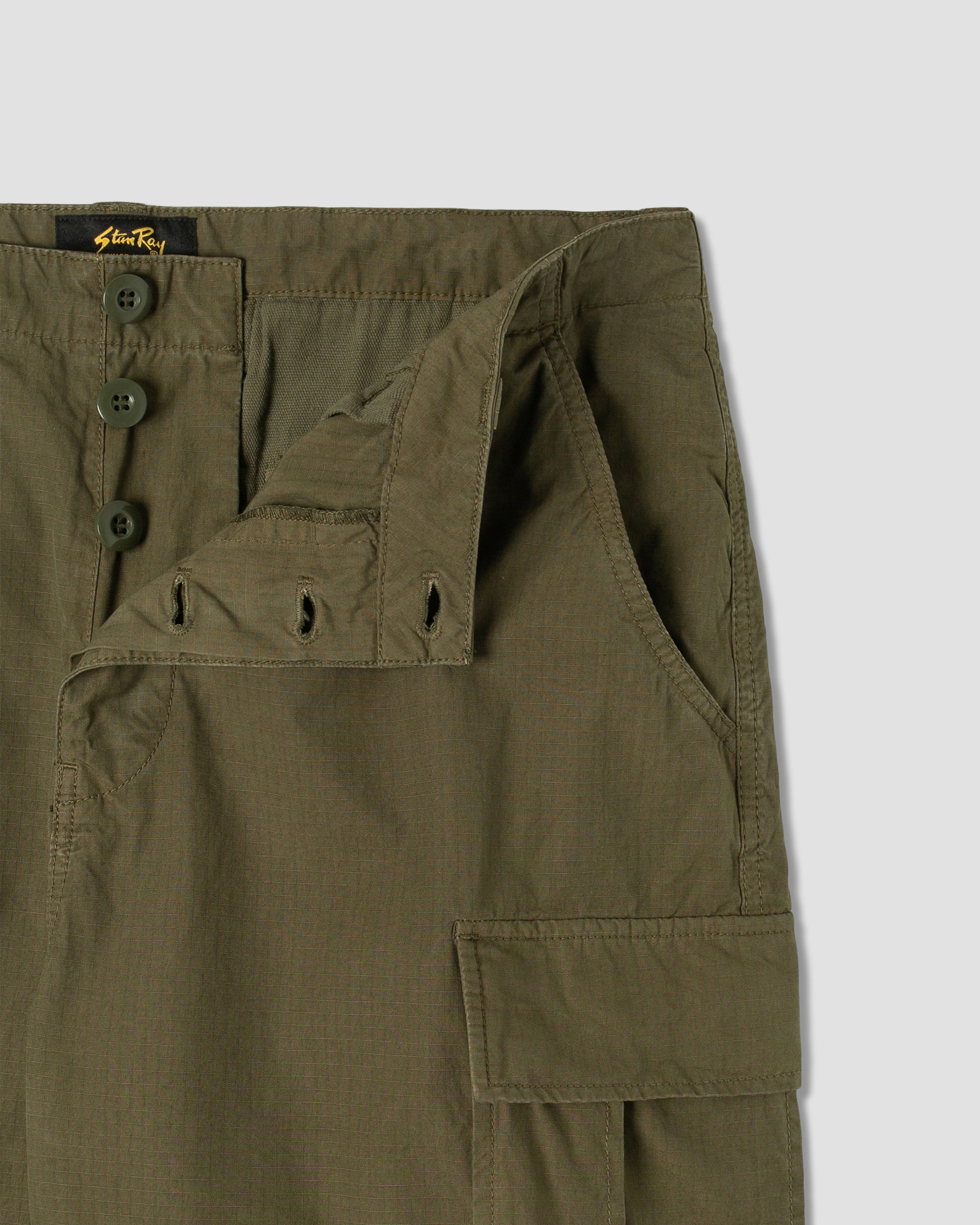 stan-ray-cargo-short-cargoshorts-olive-ripstop-loose image 4