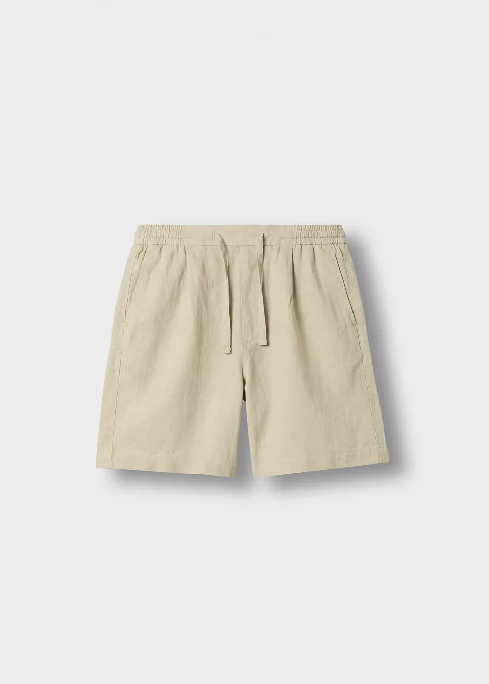 burocs-linen-blend-shorts-shorts-beige-leinen-regular-fit image 1