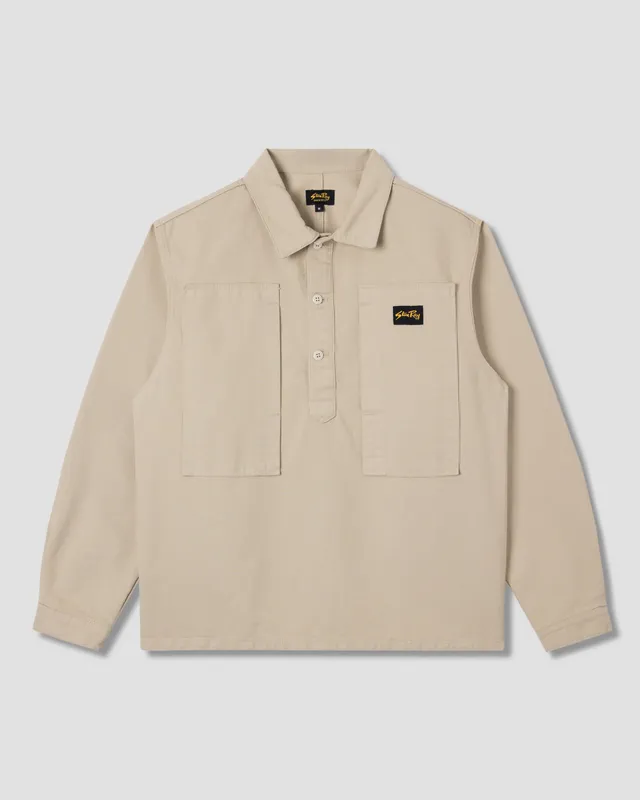 stan-ray-painters-pop-over-shirt-eucalyptus-bedford-cord-hemd image 1