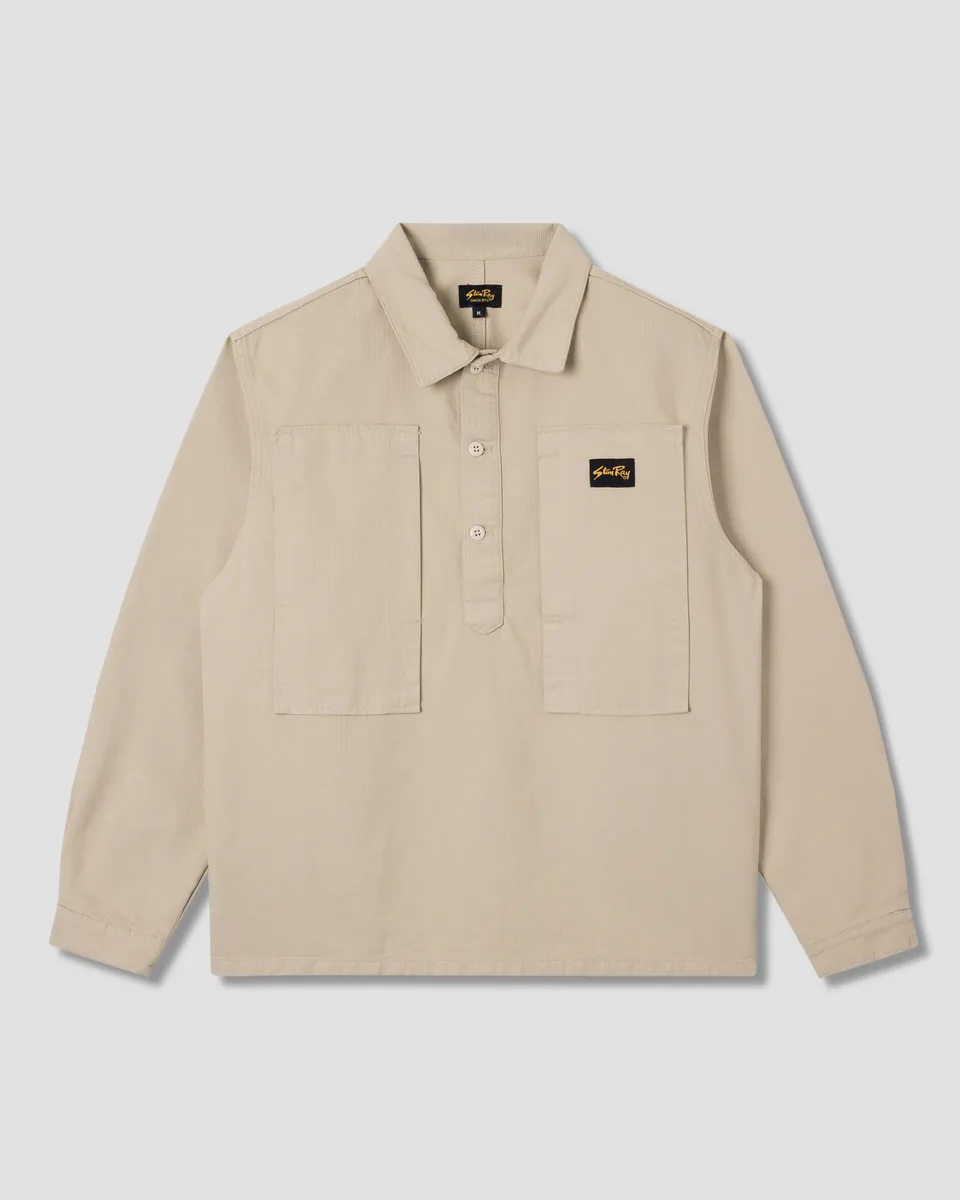 stan-ray-painters-pop-over-shirt-eucalyptus-bedford-cord-hemd image 1