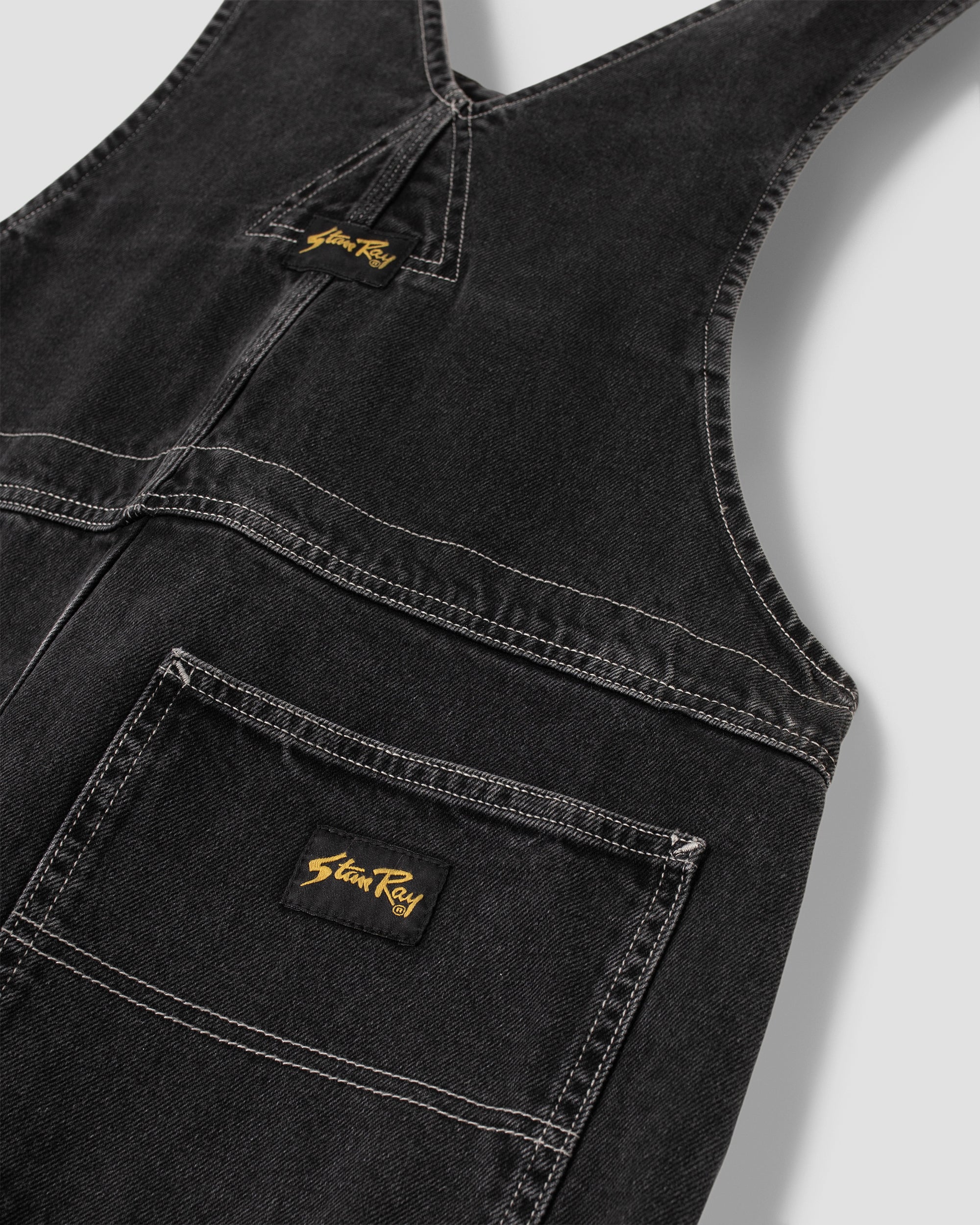 stan-ray-earls-bib-latzhose-washed-black-denim image 8