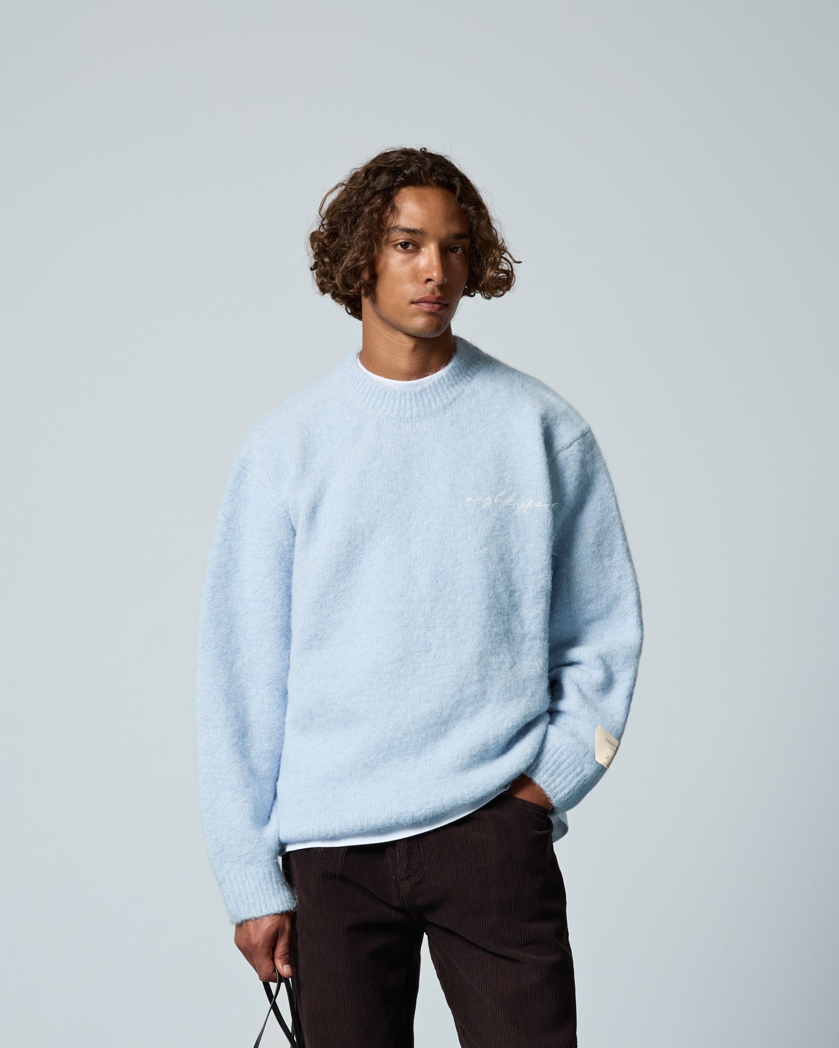 eightyfive-heavy-crew-neck-sweater-babyblue-pullover-oversized image 3