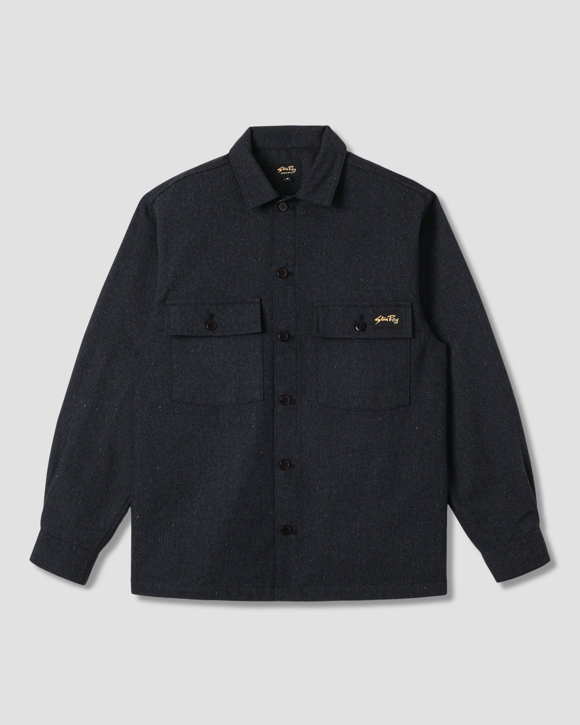 stan-ray-cpo-shirt-navy-heather-herren-overshirt image 1