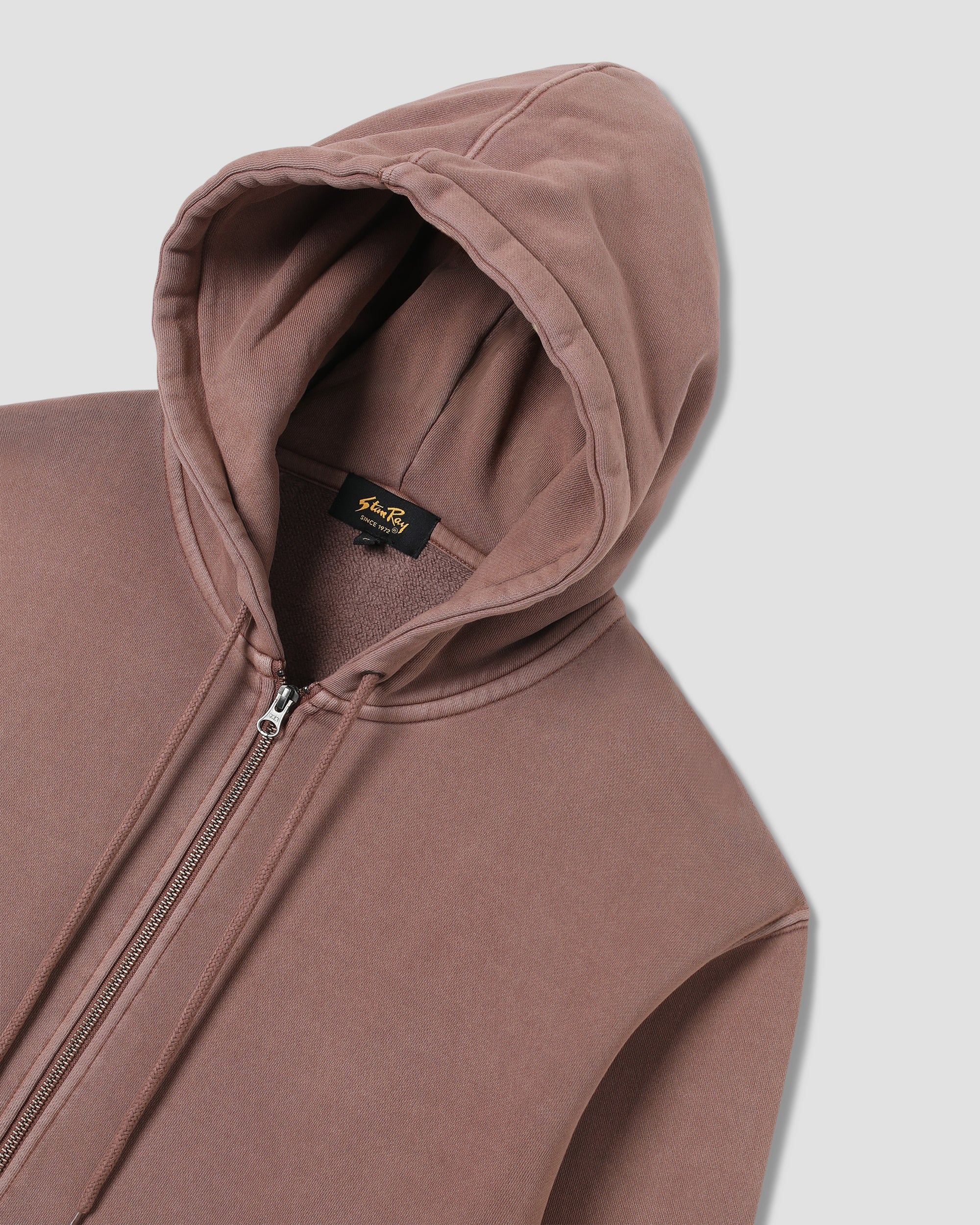 stan-ray-patch-zip-hood-hoodie-washed-acorn-baumwolle image 5
