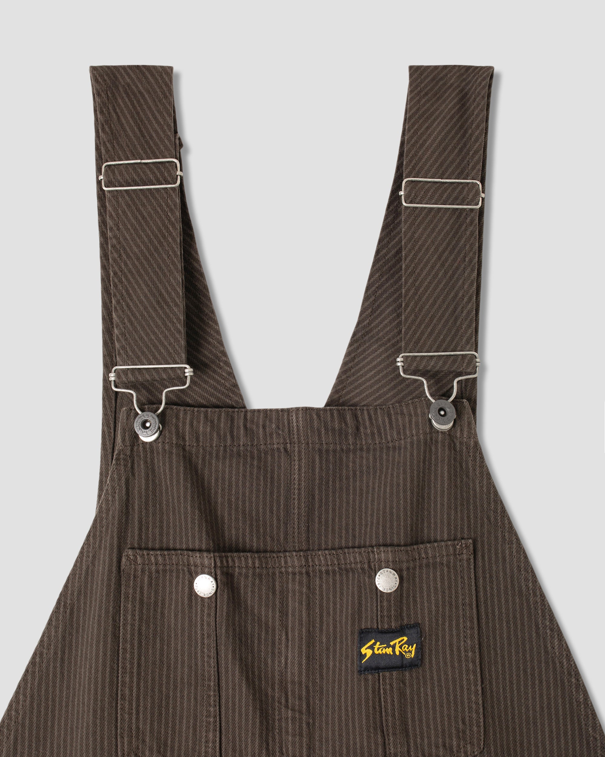 stan-ray-earls-bib-latzhose-charcoal-hickory-gestreift image 5