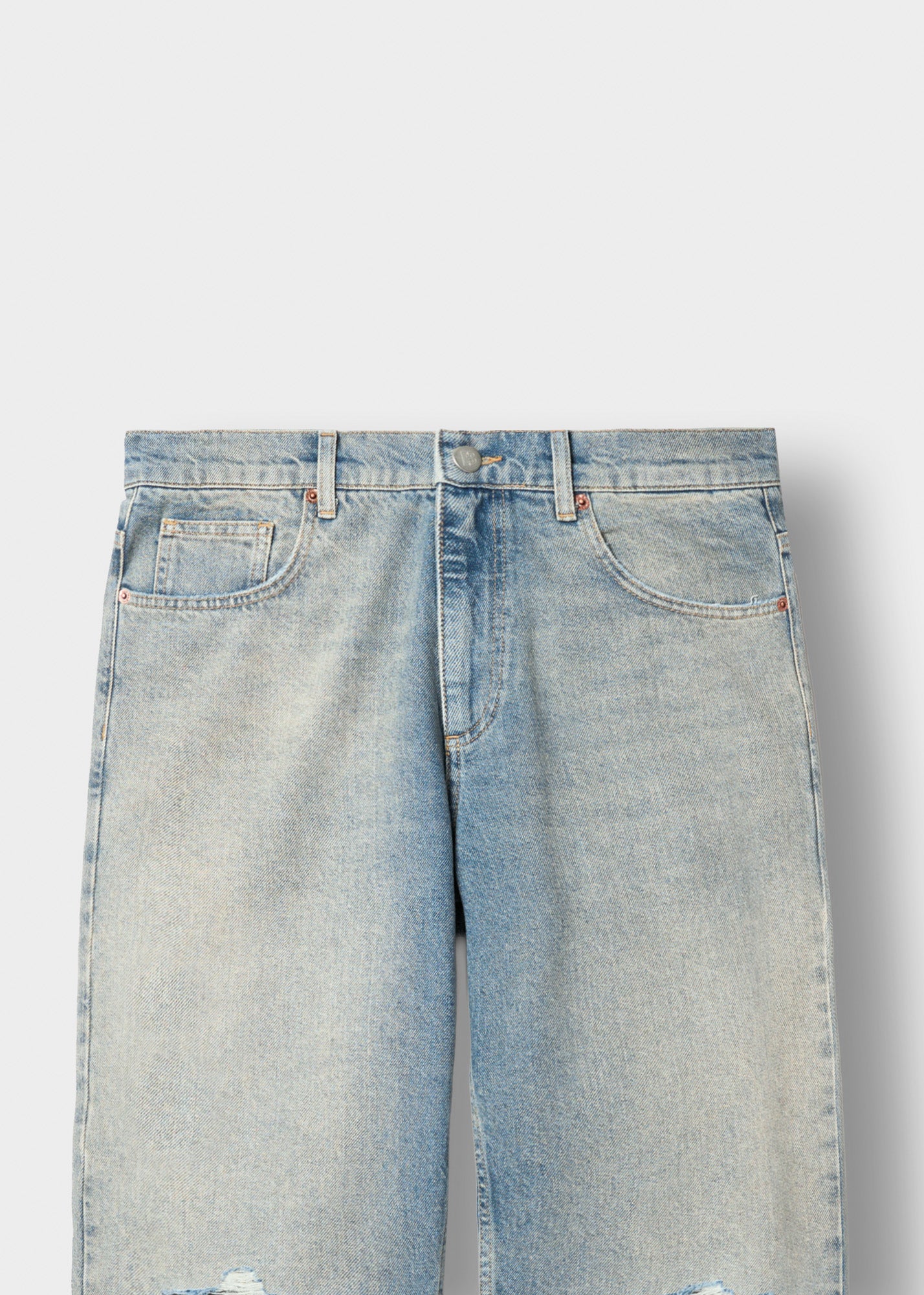 burocs-denim-ripped-vito-baggy-jeans-azure-blue image 3