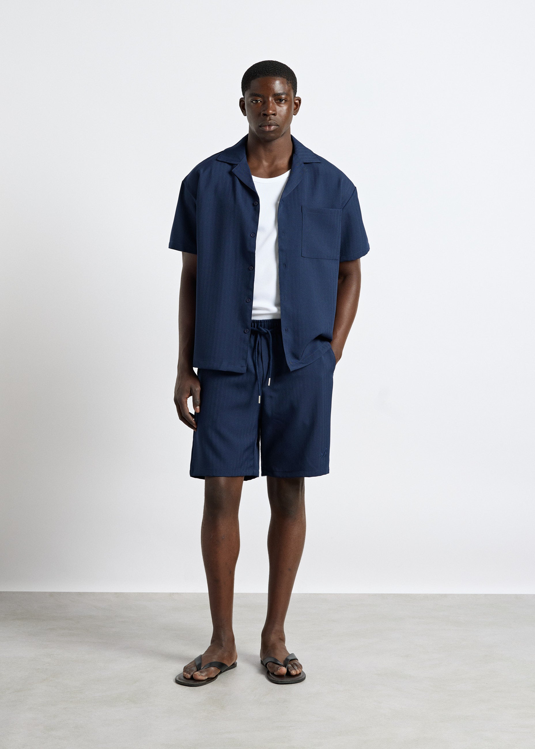 burocs-shirts-herringbone-hemd-navy-m-fischgr-t image 5