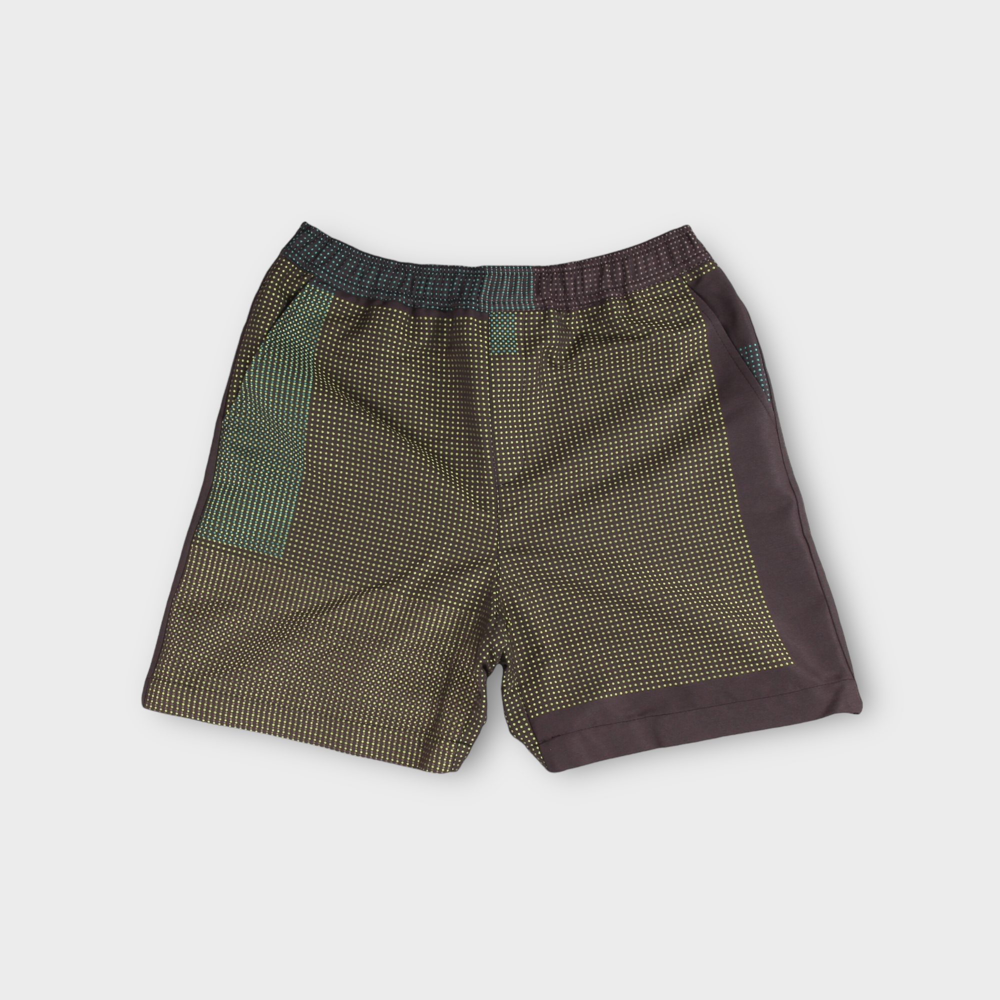 le-fix-pattern-shorts-herren-schwarz-baumwolle-gummibund image 1