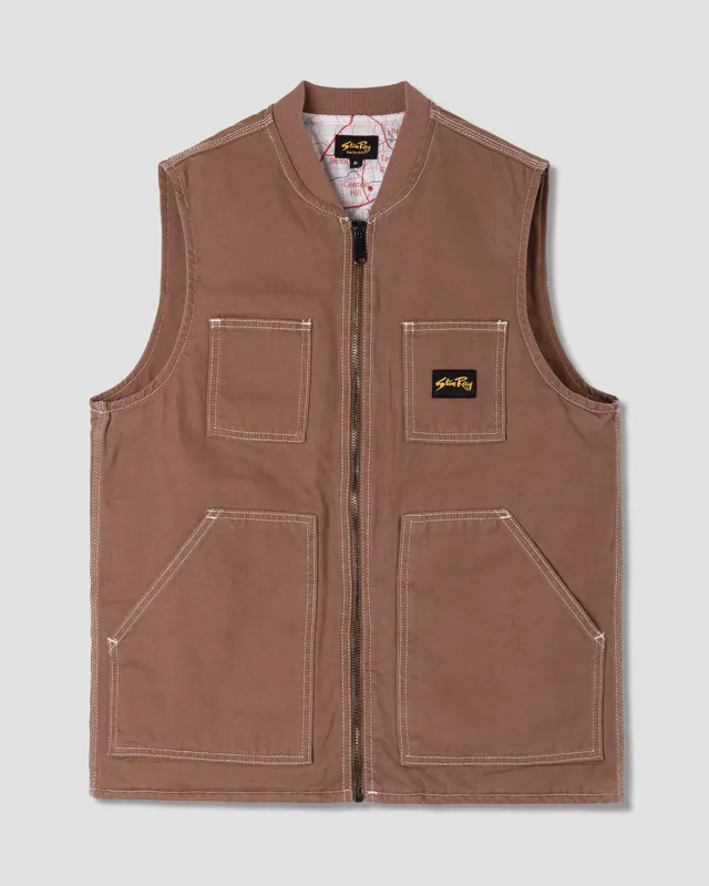 stan-ray-pork-chop-weste-washed-acorn-gesteppt image 1