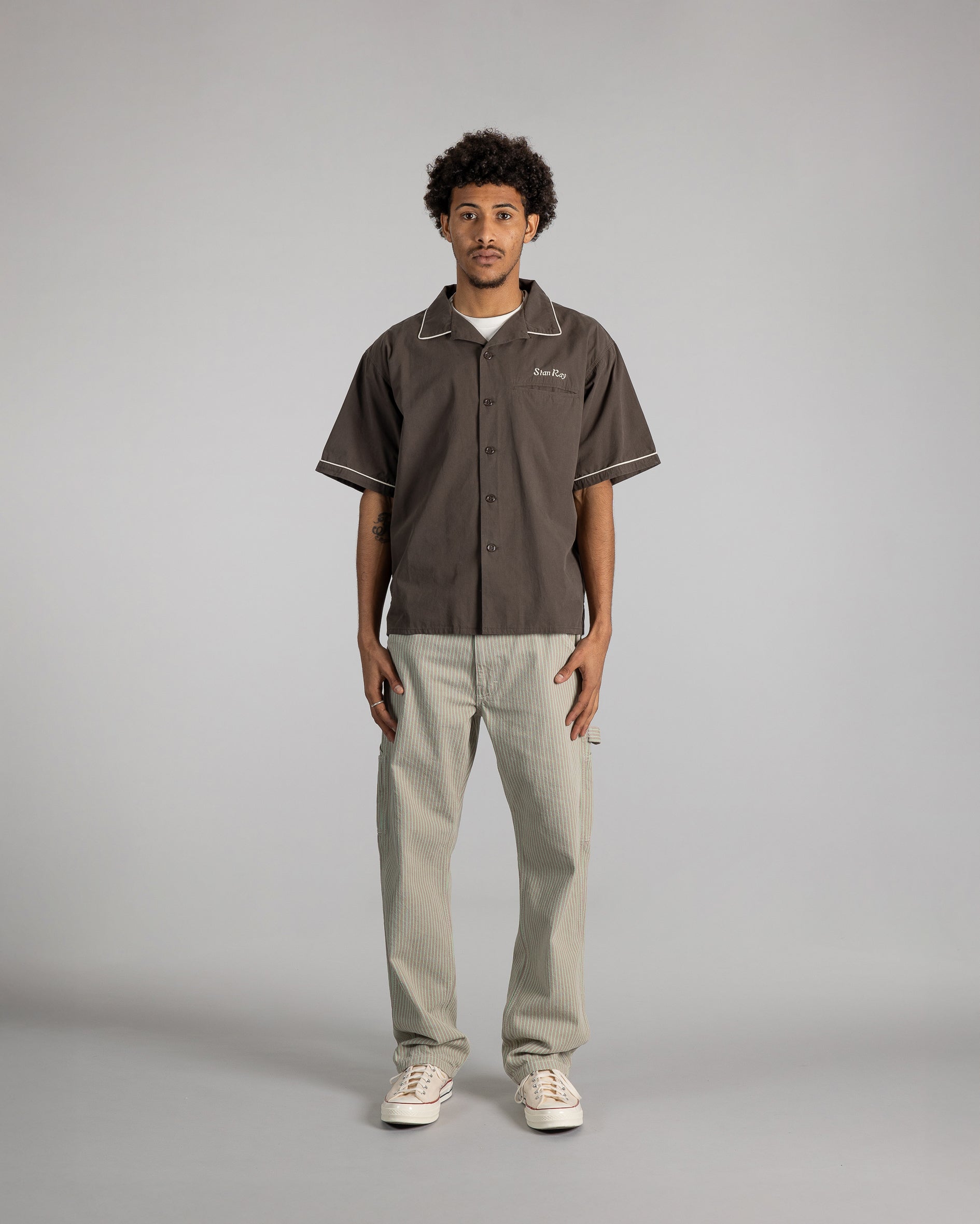 stan-ray-shirts-bowling-shirt-hemd-schwarz-kurzarm image 3