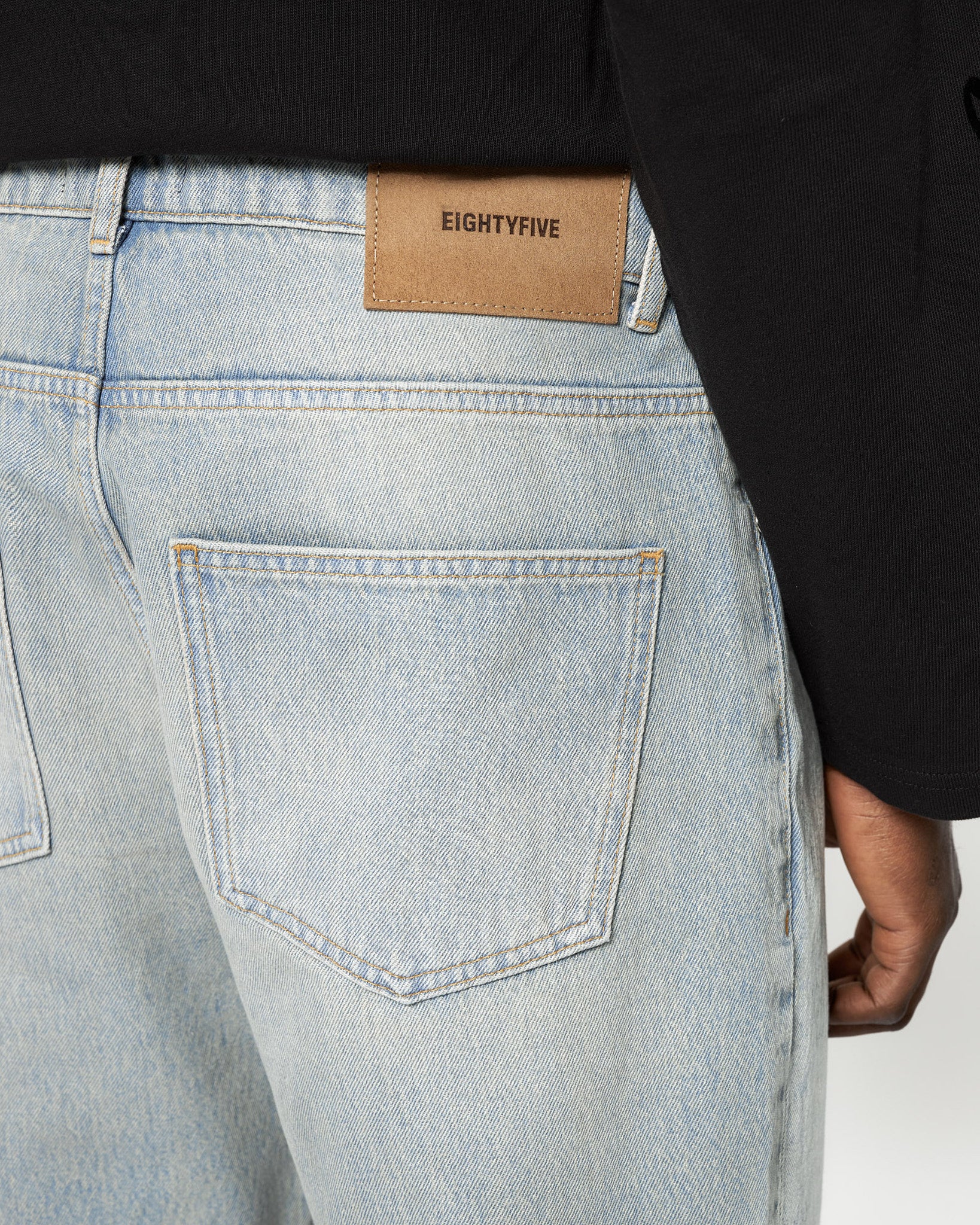 eightyfive-straight-denim-jeans-herren-island-blue-baumwolle image 6