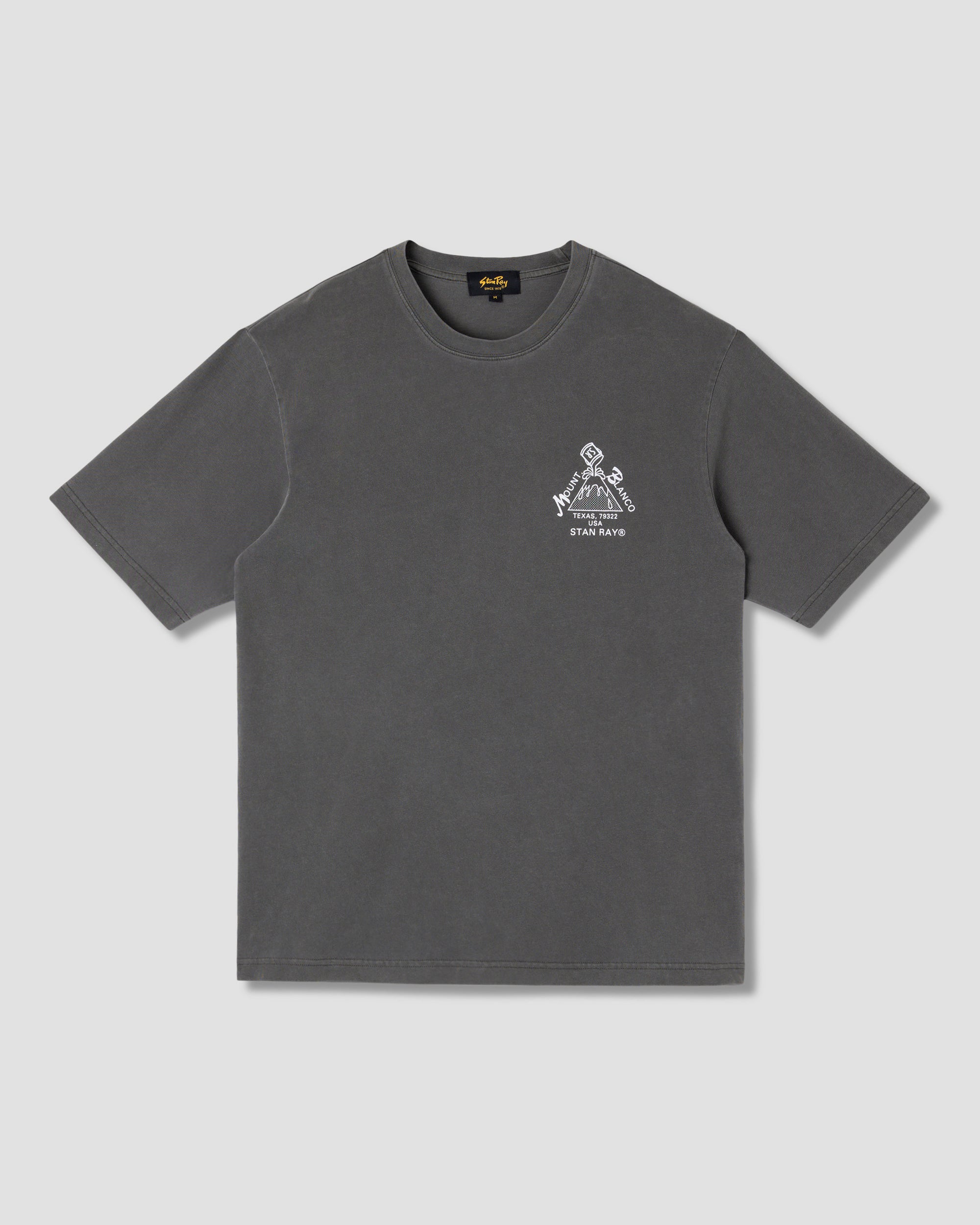 stan-ray-mount-blanco-tee-t-shirt-washed-black-baumwolle image 1