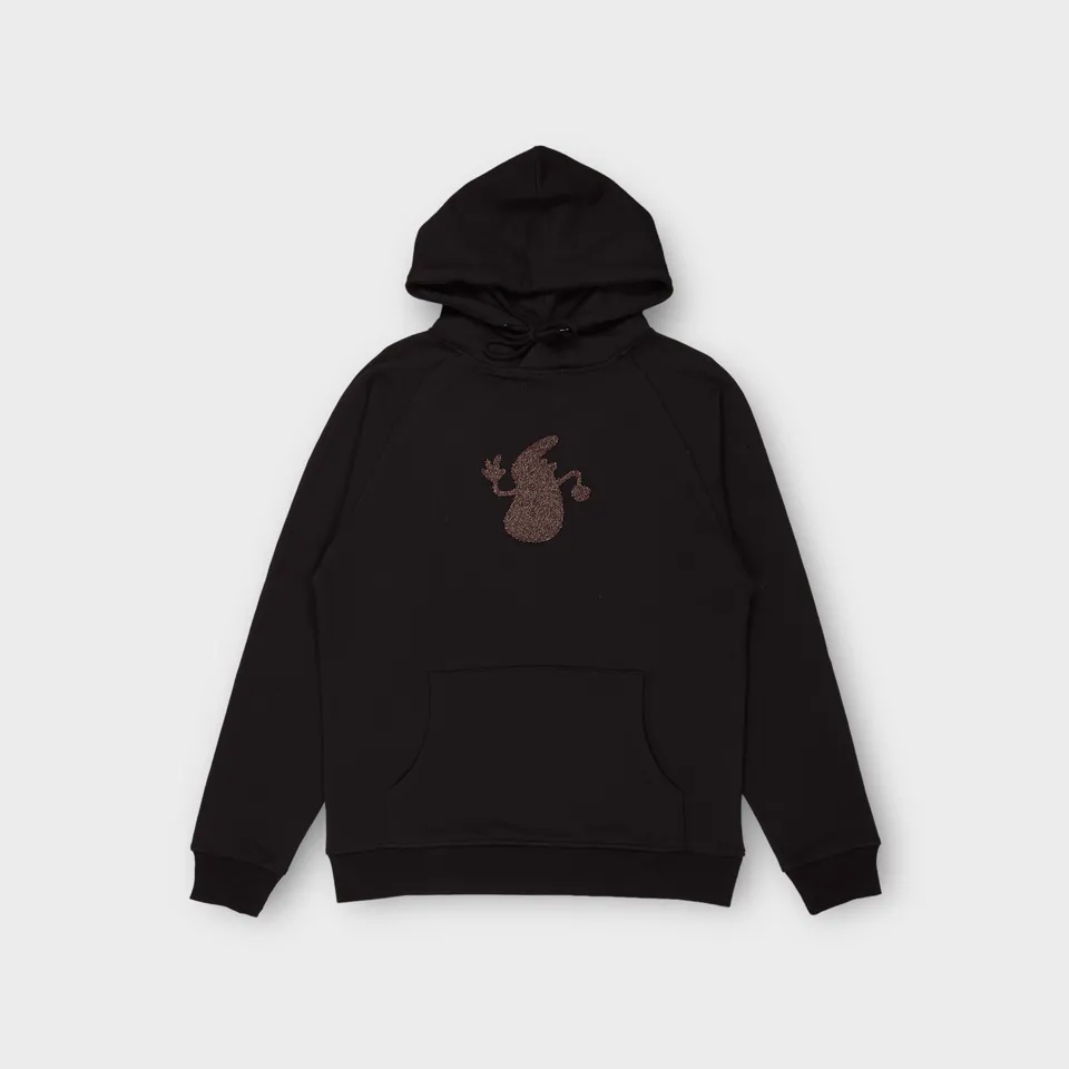 le-fix-kaj-terry-hoodie-schwarz-baumwolle image 1