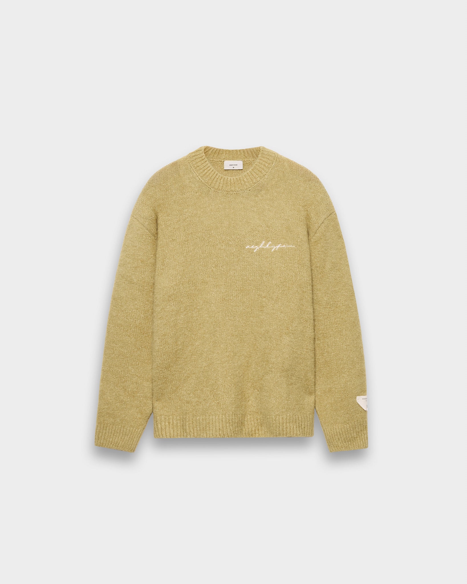 eightyfive-tops-heavy-crew-neck-sweater-pistachio-herren image 1