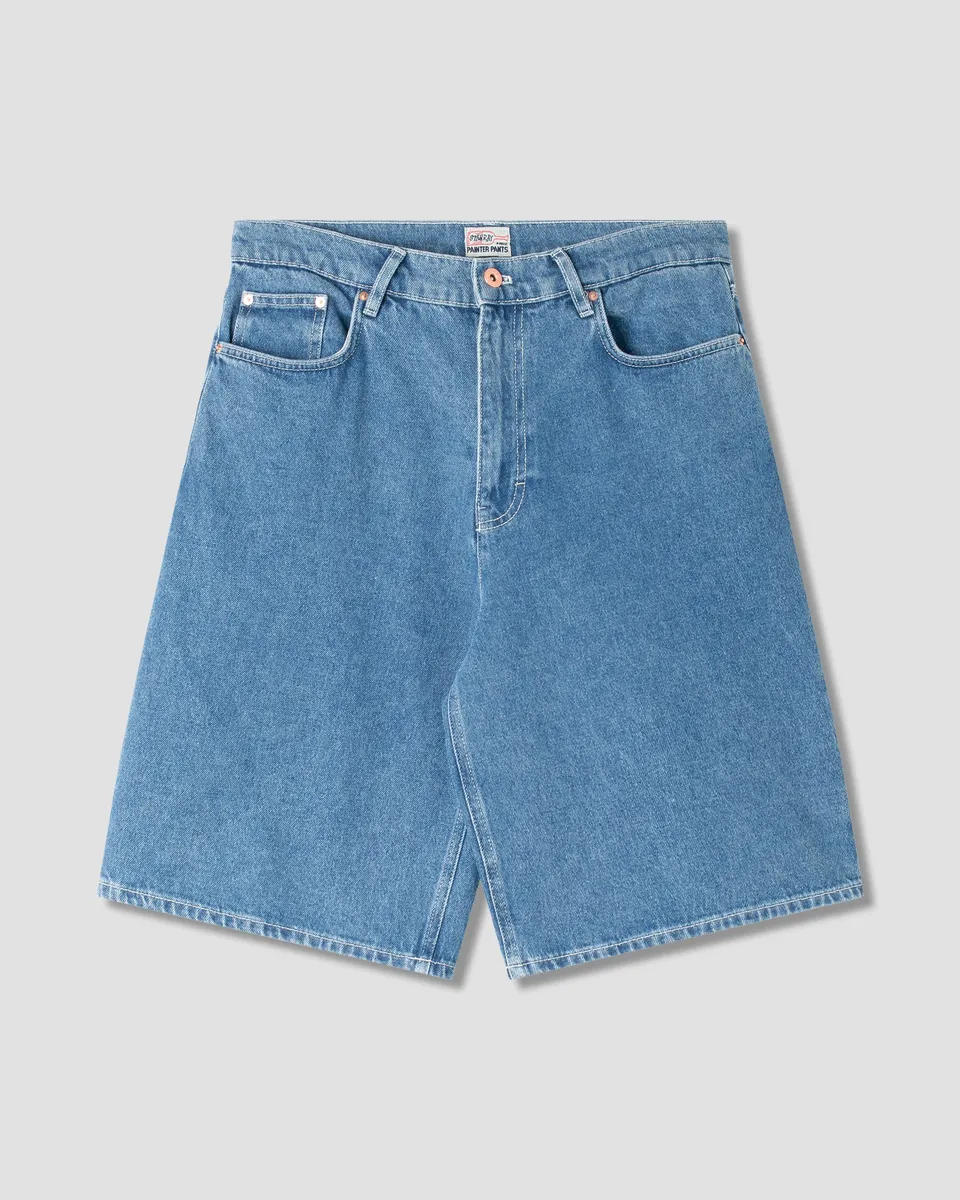 stan-ray-wide-5-short-shorts-mid-stone-denim image 1