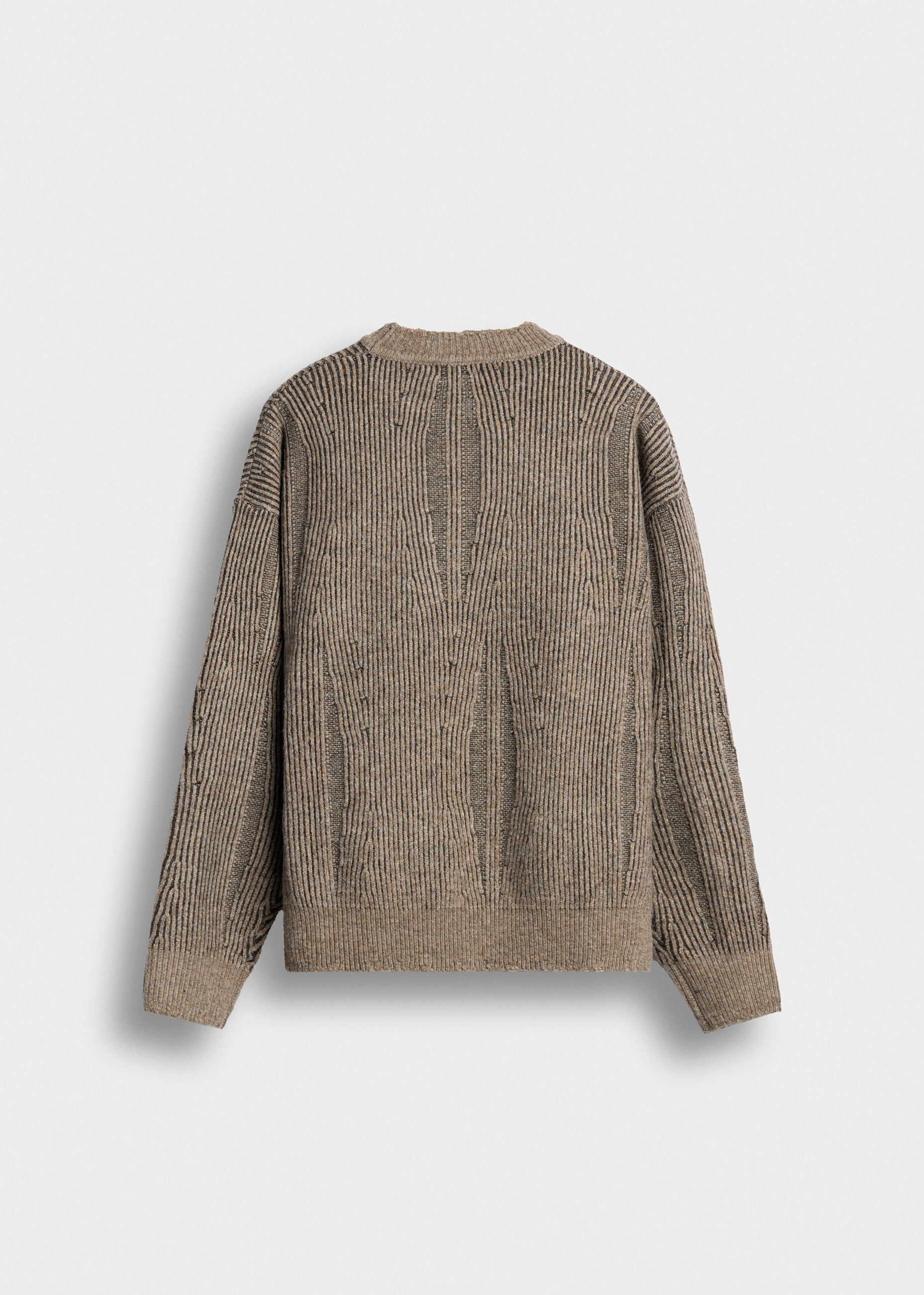 burocs-sweater-9168-strickpullover-braun-oversize image 2
